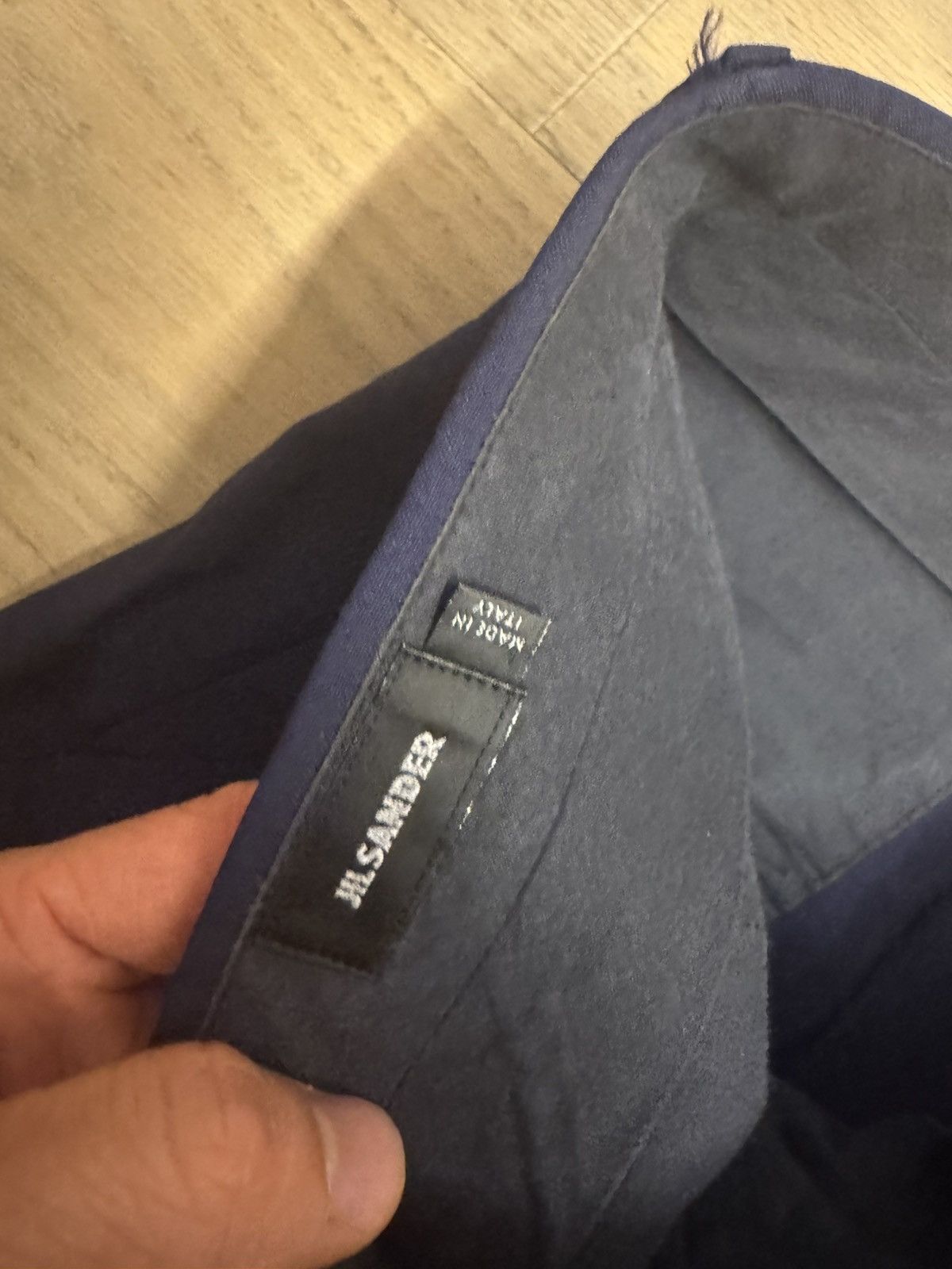 Jil Sander Navy formal tapered trousers 46 Size 36R - 5 Thumbnail