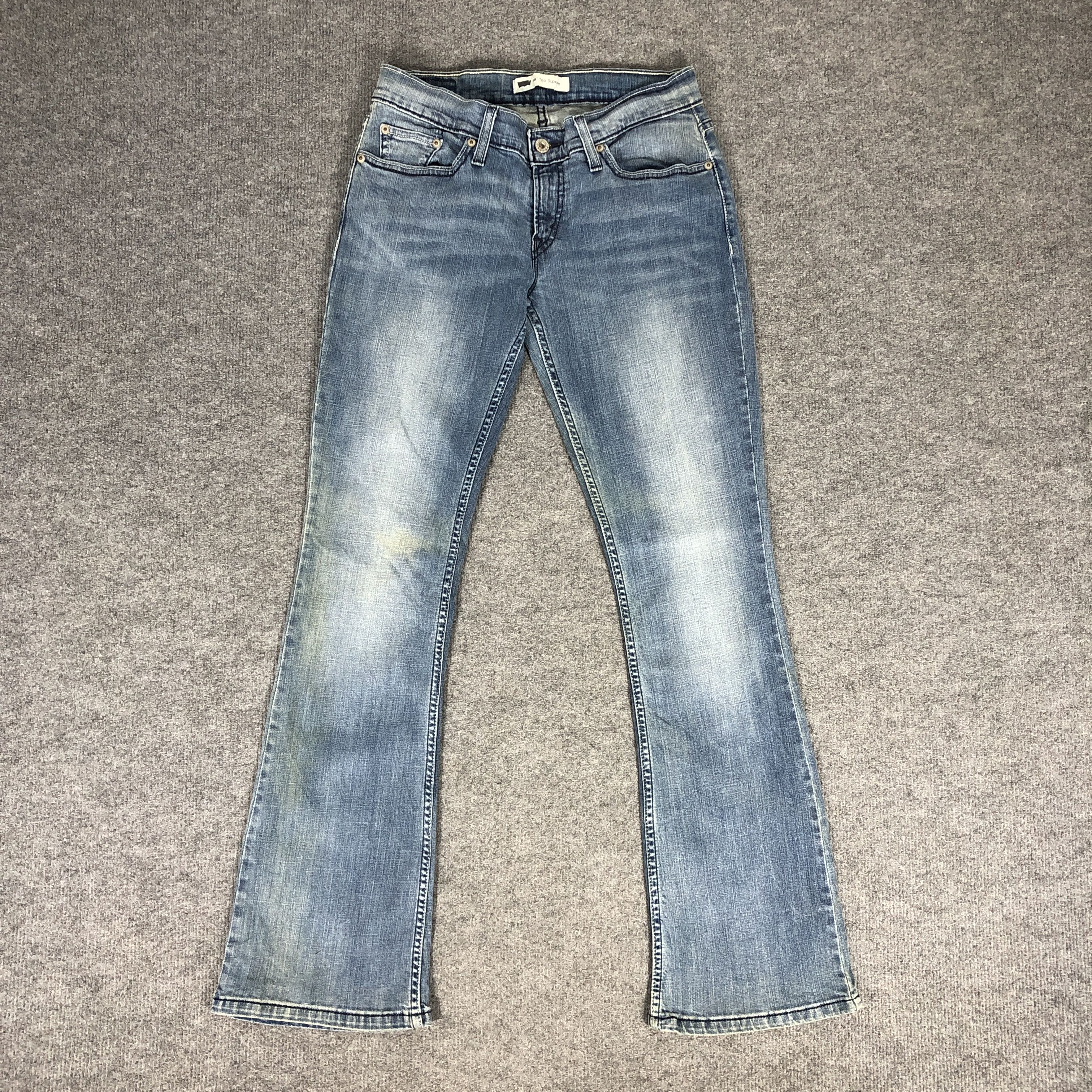 Levi's × Vintage Womens Vintage Levis 524 Jeans Flare Too Superlow L1111W Size 30" / US 8 / IT 44 - 1 Thumbnail