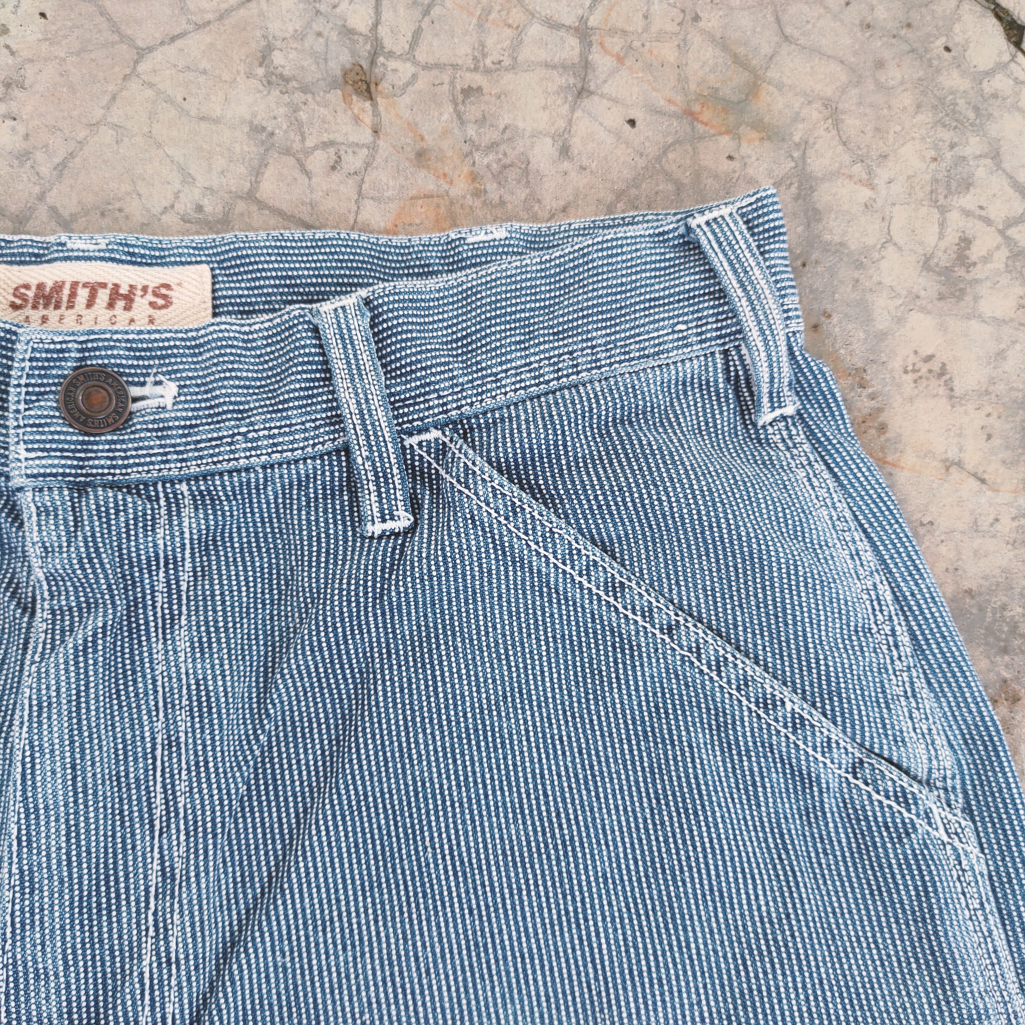 Smith's American VINTAGE SMITH AMERICAN HICKORY STRIPE CARGO PANTS Size US 30 / EU 46 - 9 Thumbnail