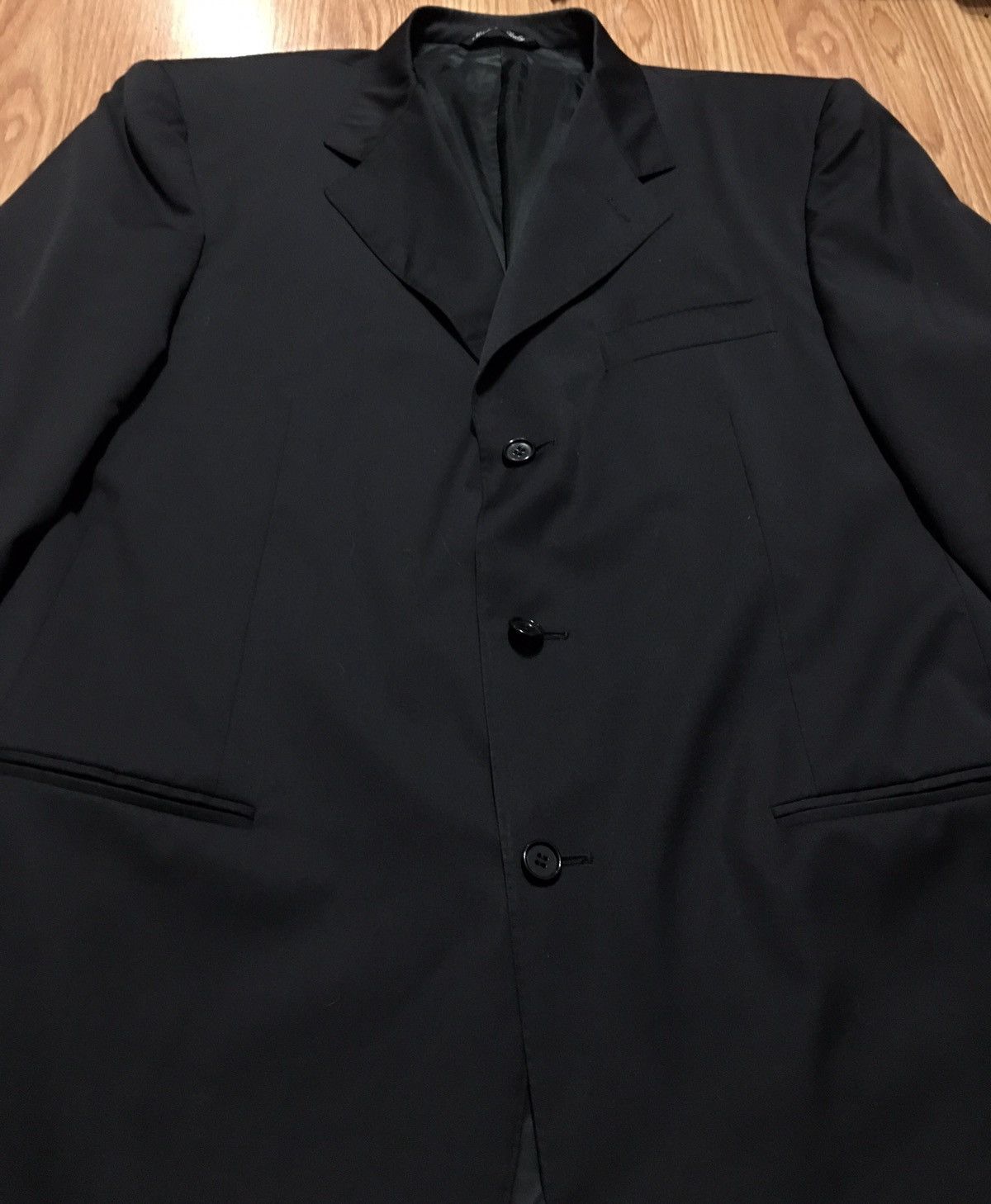 Canali CANALI Pure New Wool Black Blazer Jacket Size EU 50/ L Size 50R - 3 Thumbnail