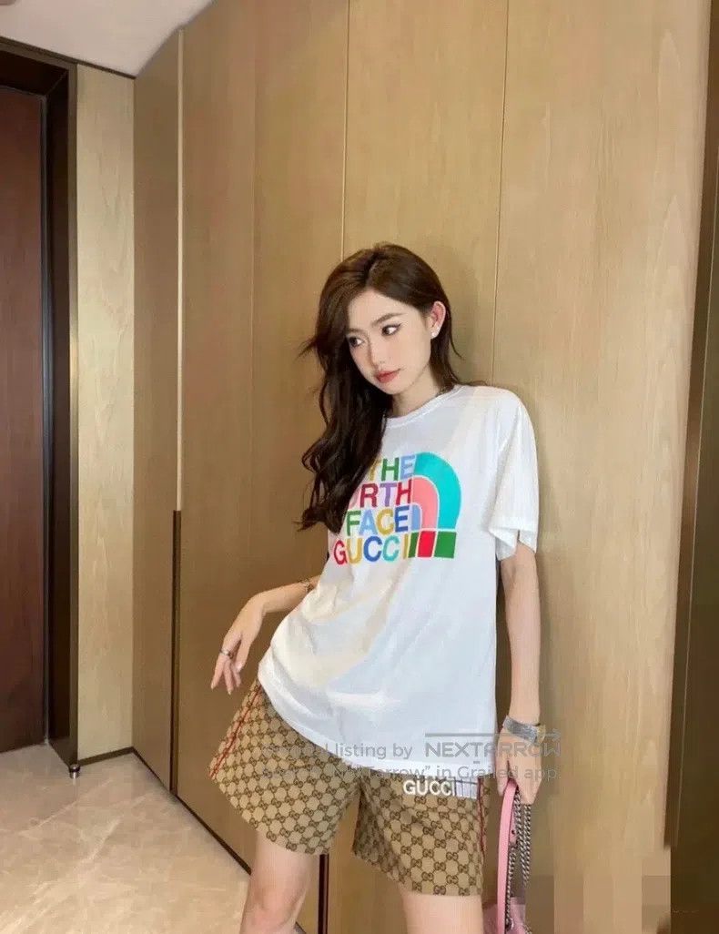 Gucci Gucci SizeS Logo Printed Casual Shorts Size 42" / US 20 - 8 Thumbnail