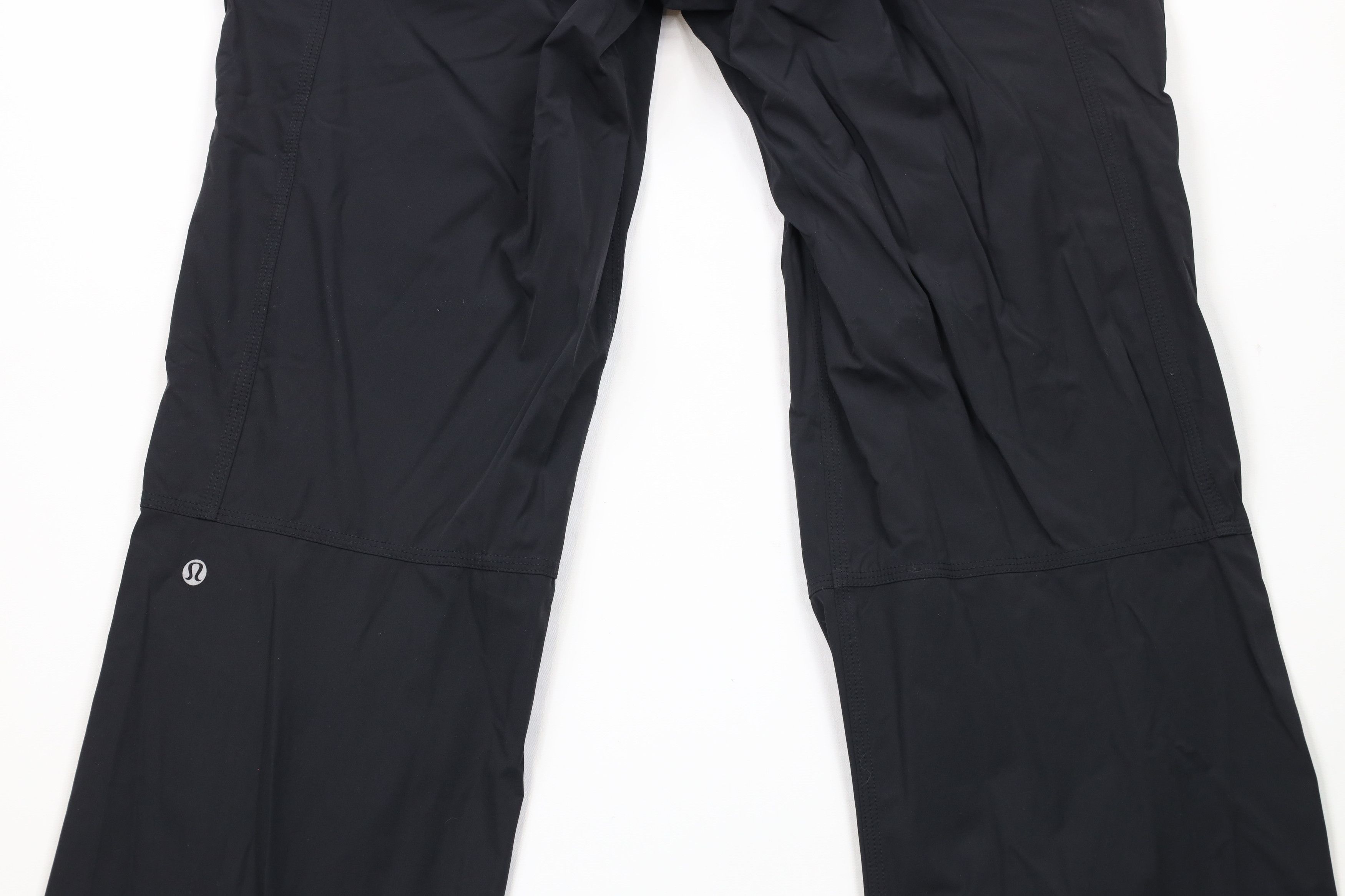Lululemon × Vintage Lululemon Flared Wide Leg Dog Runner Pants Sweatpants Black Size 28" / US 6 / IT 42 - 10 Thumbnail