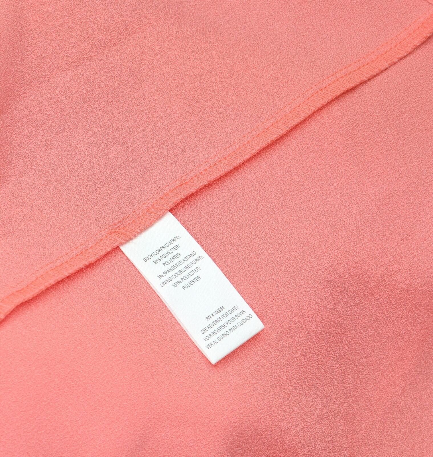 Other Julia Jordan Womens Midi Halter Dress Jj38691 Melon Pink 14 Size XL / US 12-14 / IT 48-50 - 5 Thumbnail