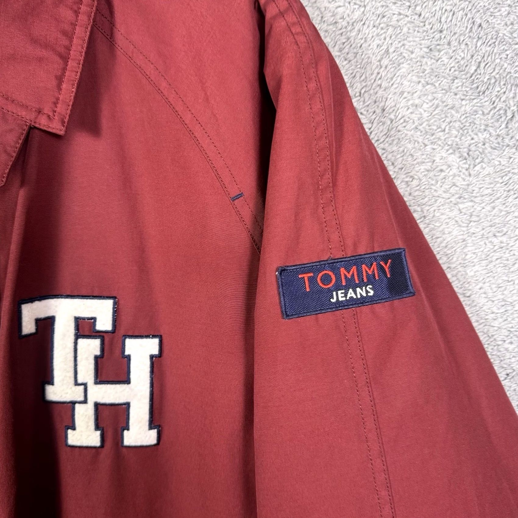 Tommy Hilfiger VINTAGE Tommy Hilfiger Coat Mens M Tench Long Fleece Lined Crest Quilted Jacket Size US M / EU 48-50 / 2 - 5 Thumbnail