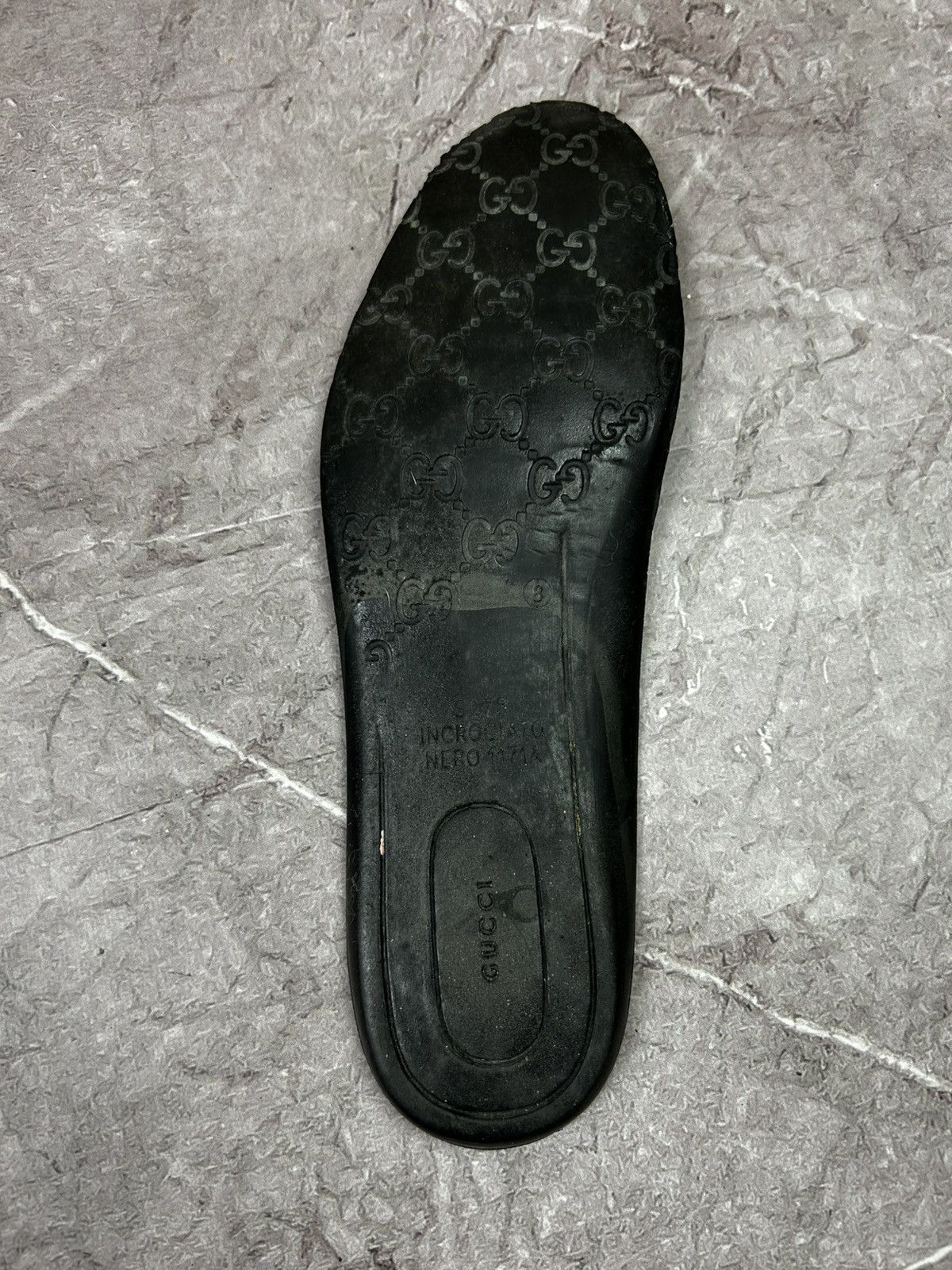 Gucci Gucci monogram leather sneakers Size US 8 / EU 41 - 14 Thumbnail