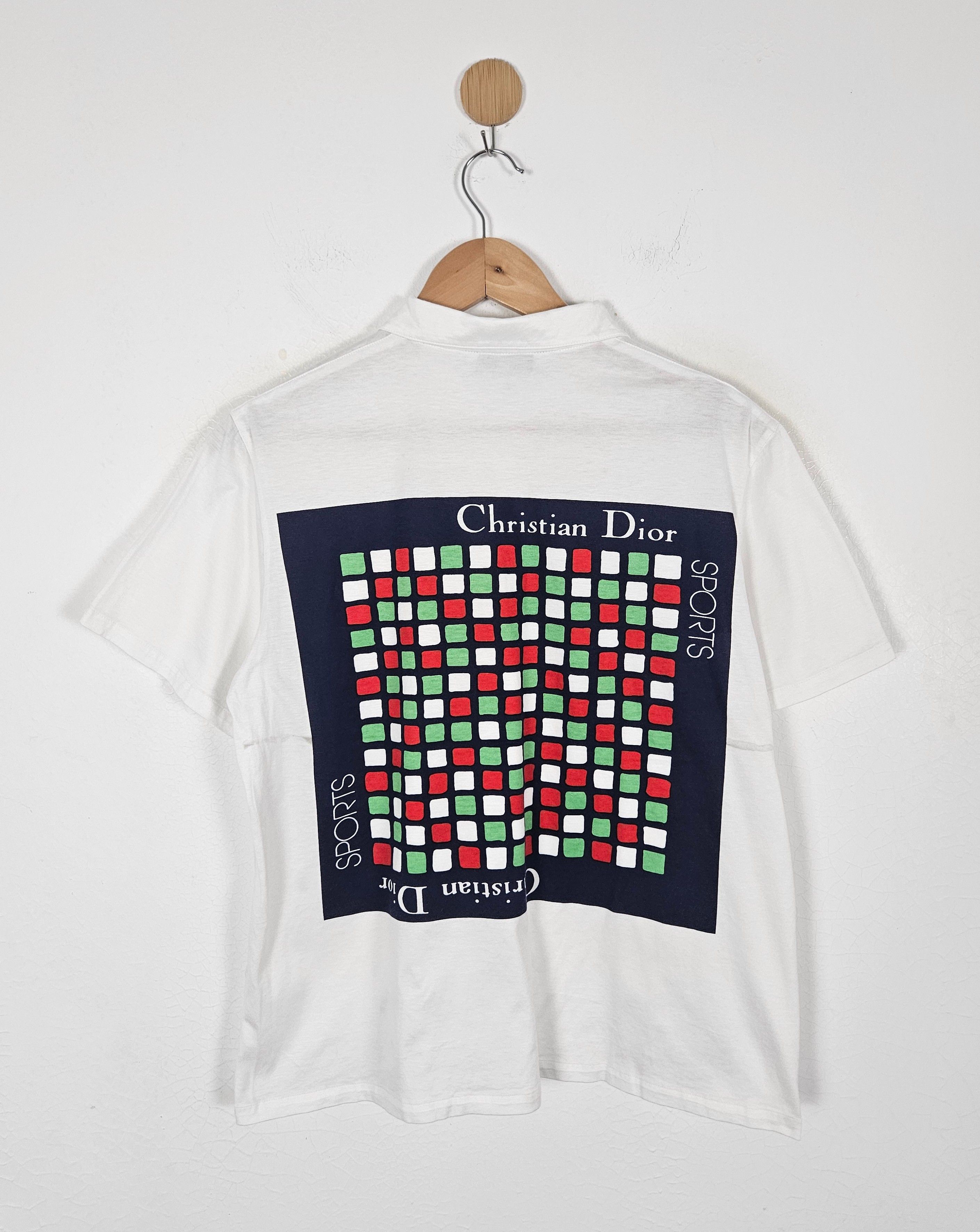 Christian Dior Monsieur Vintage Christian Dior Sports Polo shirt 90s Size US L / EU 52-54 / 3 - 1 Thumbnail