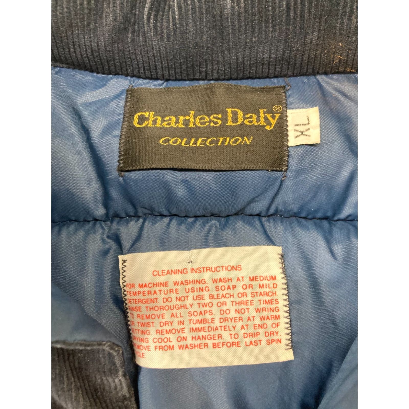 Vintage VINTAGE Charles Daly Mens Puffer Vest XL Blue Snap Outdoor Size US XL / EU 56 / 4 - 5 Thumbnail