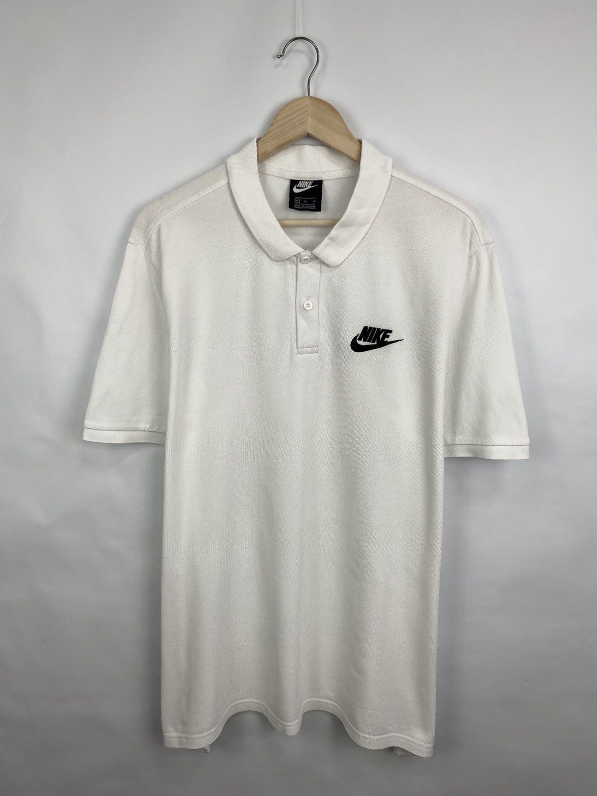 Nike 🇺🇸 Nike Polo T-Shirt Rare Retro Hype Y2K Size US XL / EU 56 / 4 - 3 Thumbnail