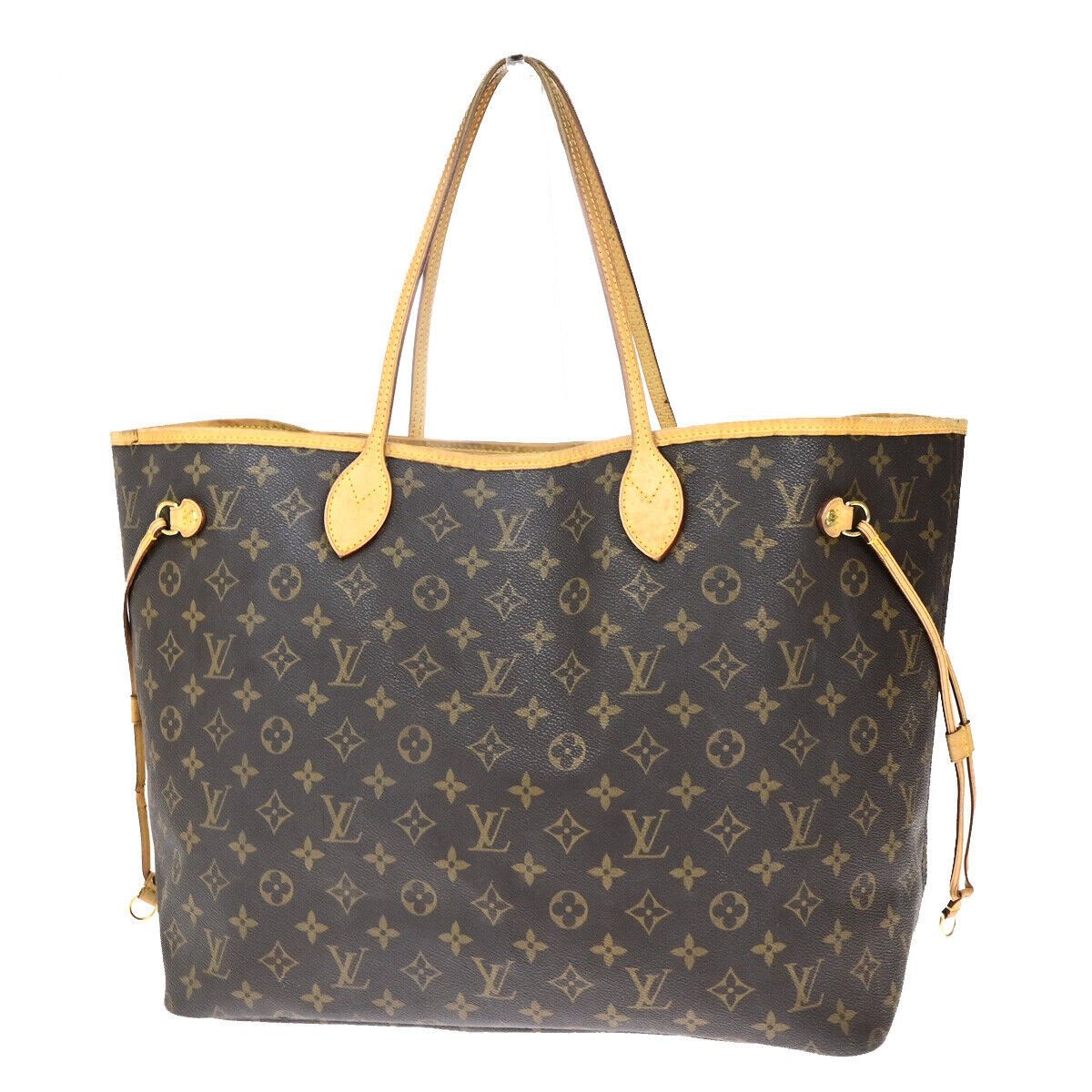 Louis Vuitton Neverfull Gm Brown Canvas Tote Bag (Pre-Owned) Size ONE SIZE - 1 Thumbnail