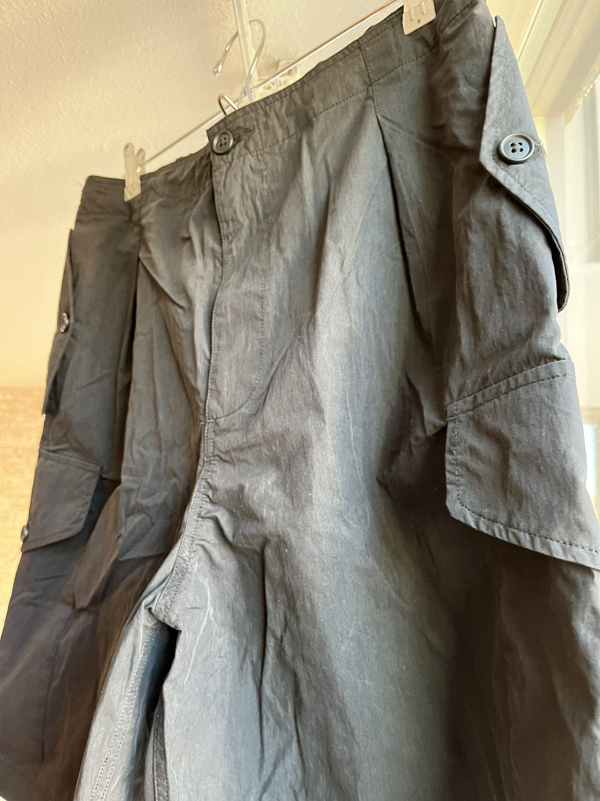 Other U.Sage M51 Nylon-Cotton Cargo Shorts Black Size Large (L) Size US 34 / EU 50 - 3 Thumbnail