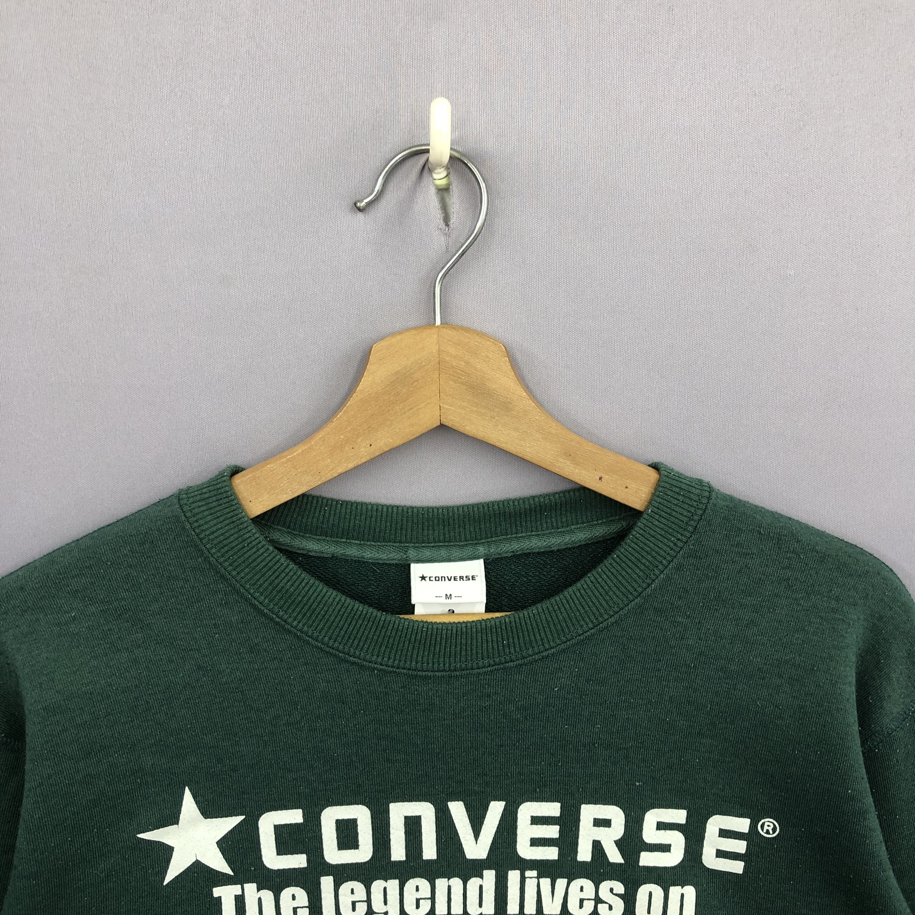 Converse × Vintage Vintage Converse Sweater Chuck Taylor Sweatshirt Jumper Size US M / EU 48-50 / 2 - 4 Thumbnail