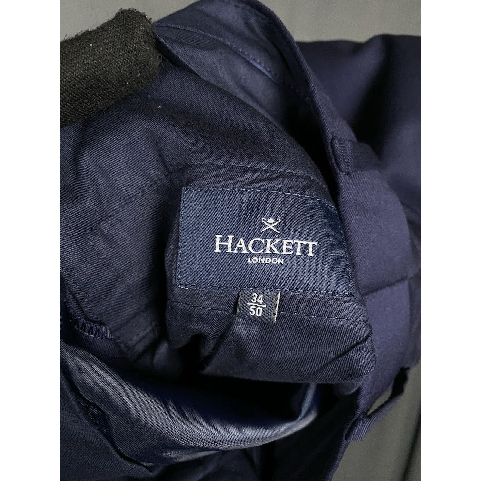 Hackett Hackett RECENT Men`s Blue Slim Fit Wool 2 Piece Suit Size 38 Size 38R - 15 Thumbnail