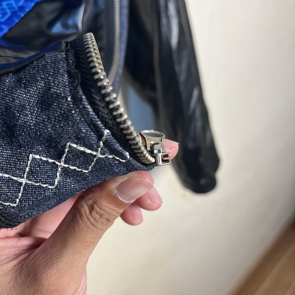 Darren Romanelli DR. ROMANELLI X CLOT X LEVI'S REWORKED LEATHER DENIM JACKET Size US M / EU 48-50 / 2 - 18 Thumbnail