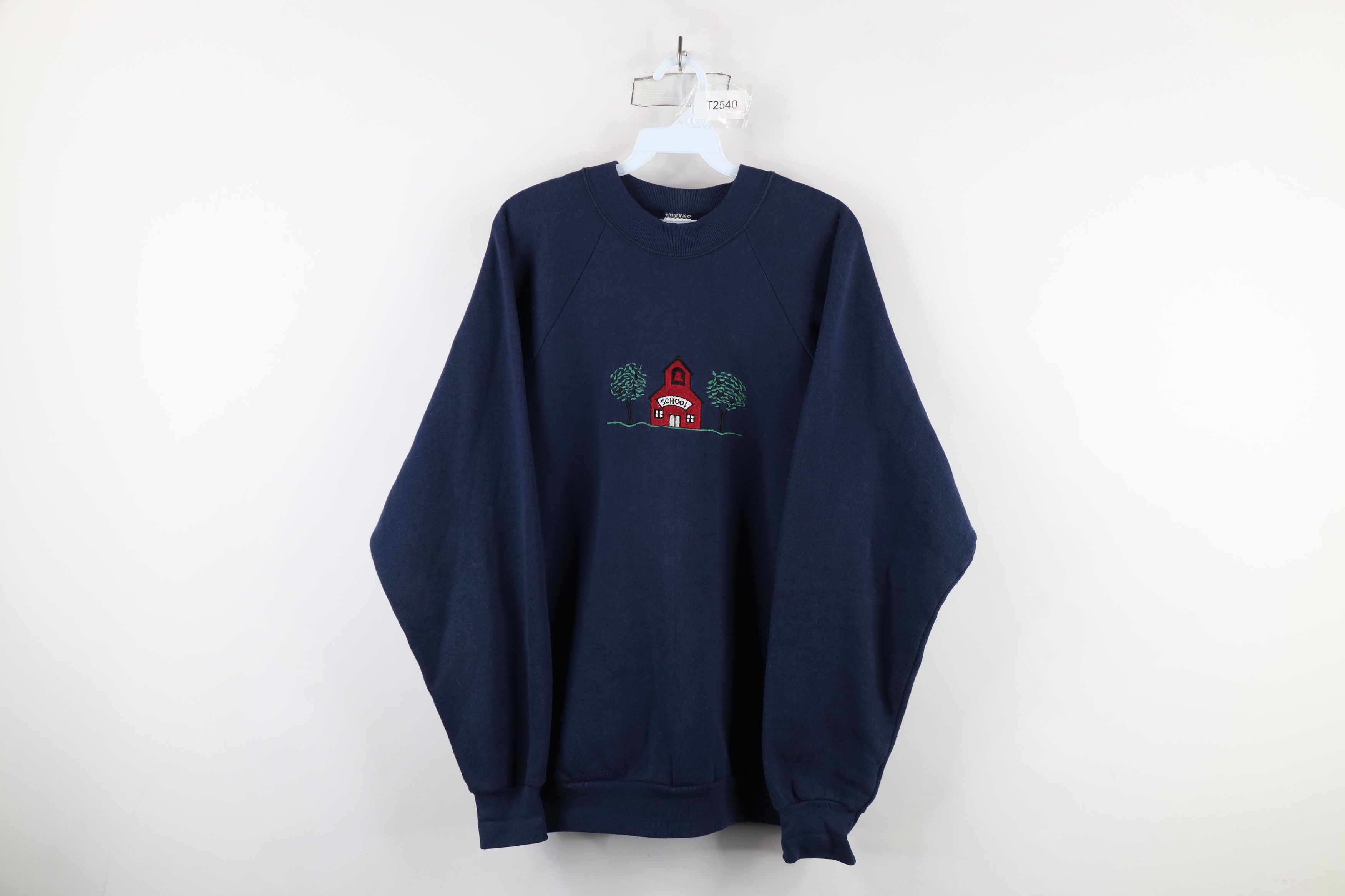 Vintage Vintage 90s Streetwear Teacher Crewneck Sweatshirt USA Size US XL / EU 56 / 4 - 1 Thumbnail