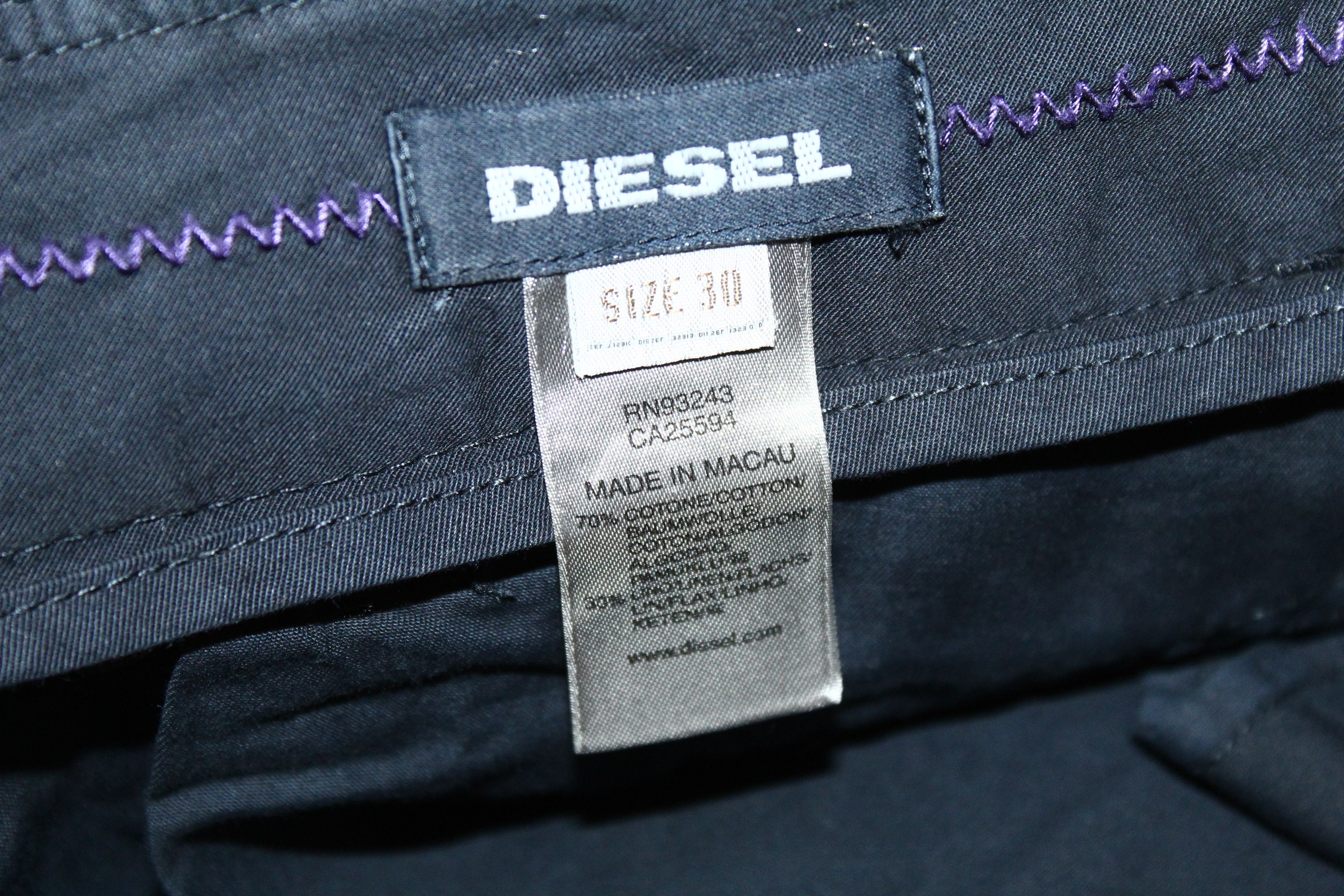 Japanese Brand 💥Diesel x Rising Sun Cotton-Linen Work Pants.Numbered 63/78 Size US 30 / EU 46 - 11 Thumbnail