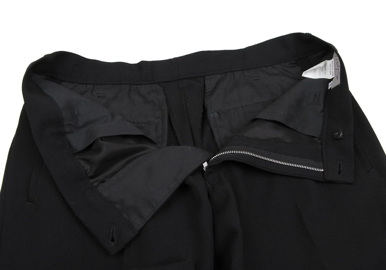 Yohji Yamamoto Yohji Yamamoto Wool Gabardine Zip Double Pants Size US 34 / EU 50 - 5 Thumbnail