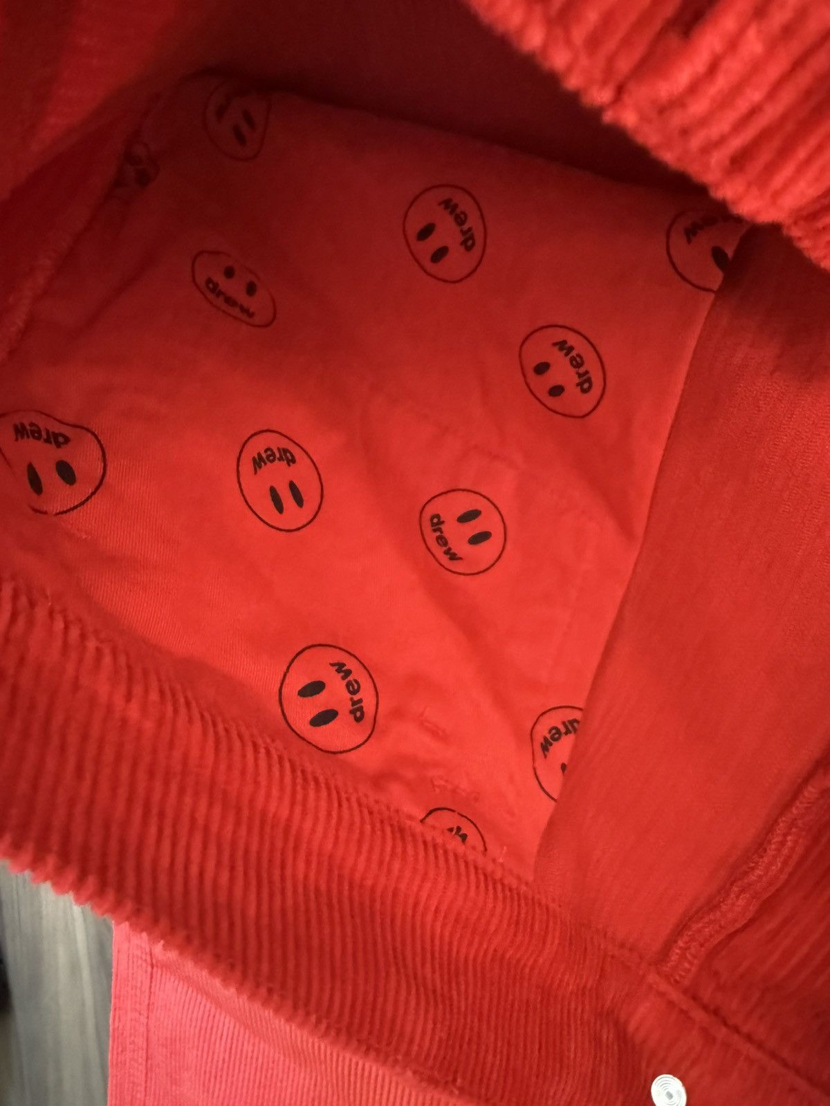 Drew House Drew House Red Corduroy Carpenter Pants Size 34 Carpenter Size US 34 / EU 50 - 4 Thumbnail