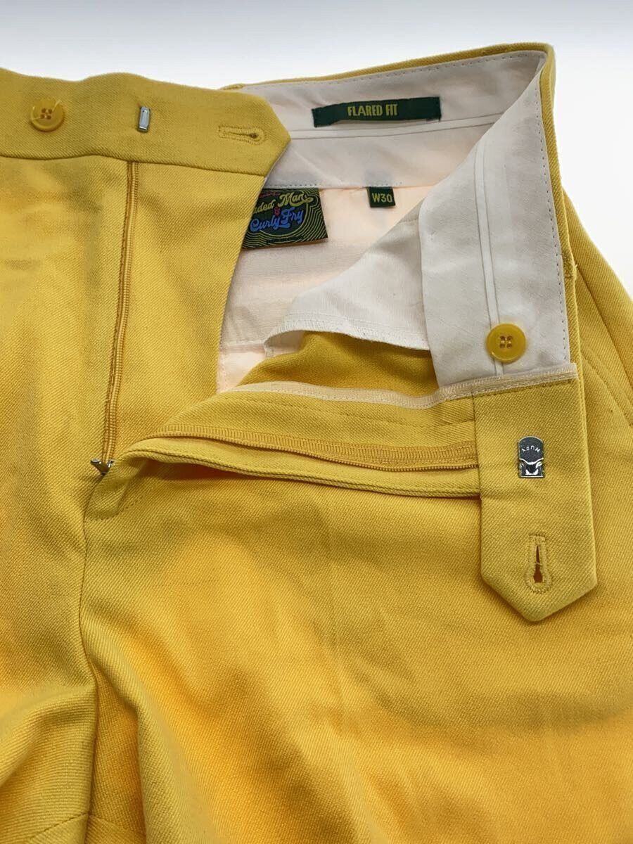 Jaded London Jaded London Polyester Boot Cut Pants Yellow Size US 30 / EU 46 - 3 Thumbnail