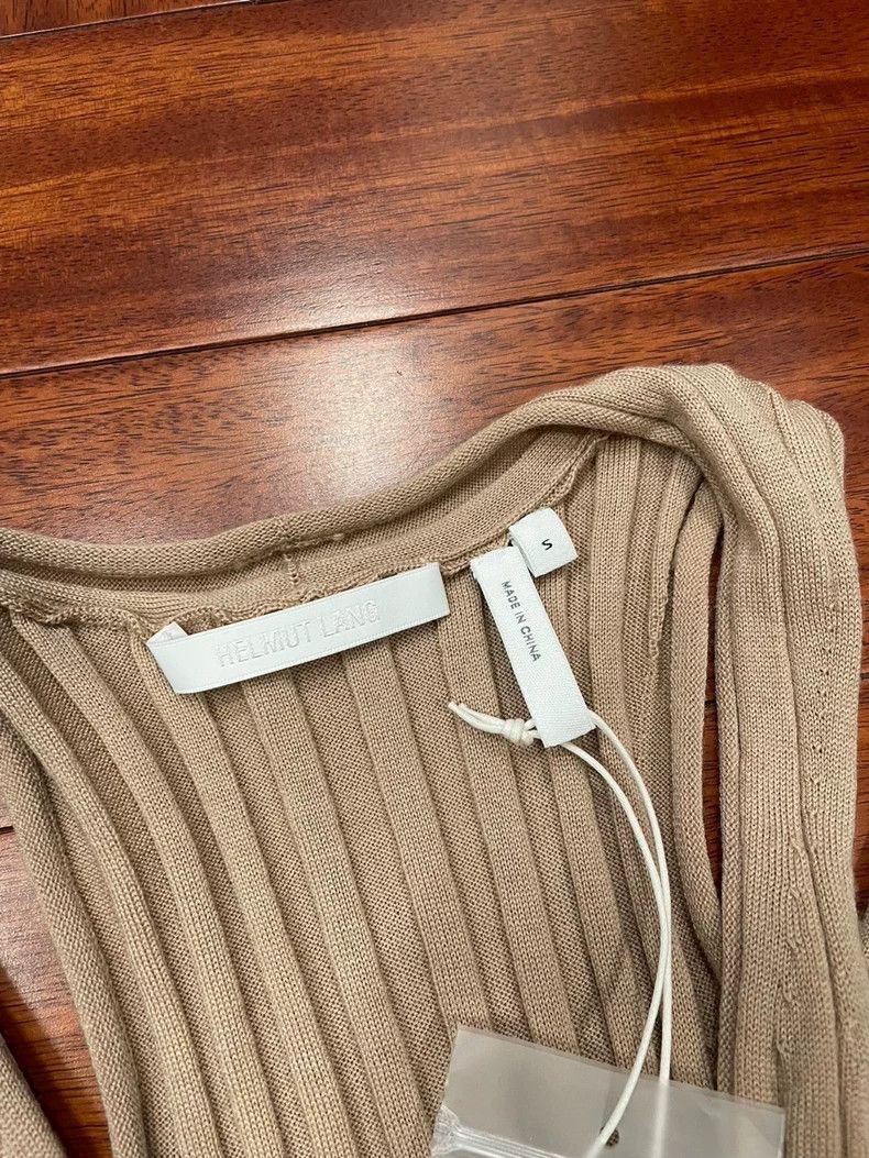 Helmut Lang HELMUT LANG Brown cardigan Size S / US 4 / IT 40 - 6 Thumbnail