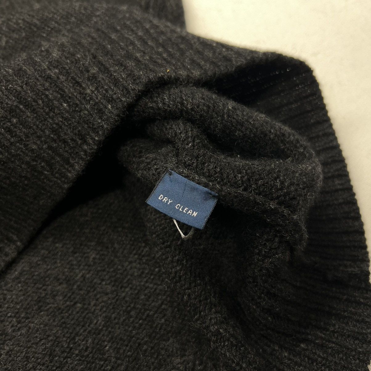 Polo Ralph Lauren Polo Ralph Lauren 1/4 Zip Sweater Grey Lambs Wool Pullover Size US L / EU 52-54 / 3 - 8 Thumbnail
