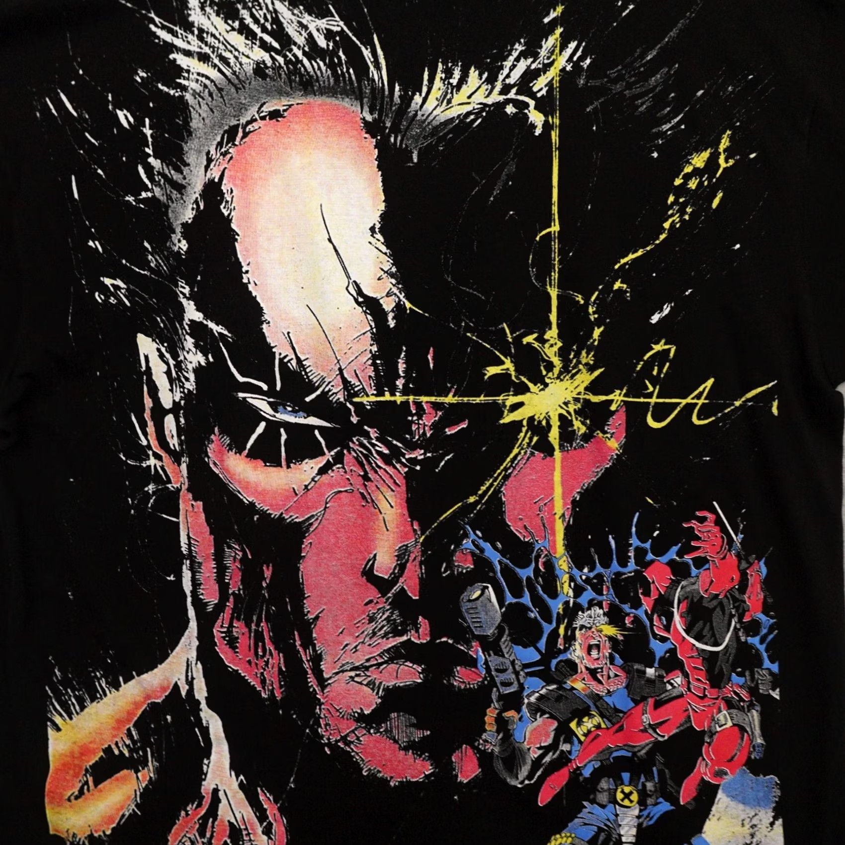 Doublet Super Fantasy T-Shirt Mens XL Black Deadpool Jungle Double Sided Print COMIS 23x30 Vintage? Size US XL / EU 56 / 4 - 4 Thumbnail