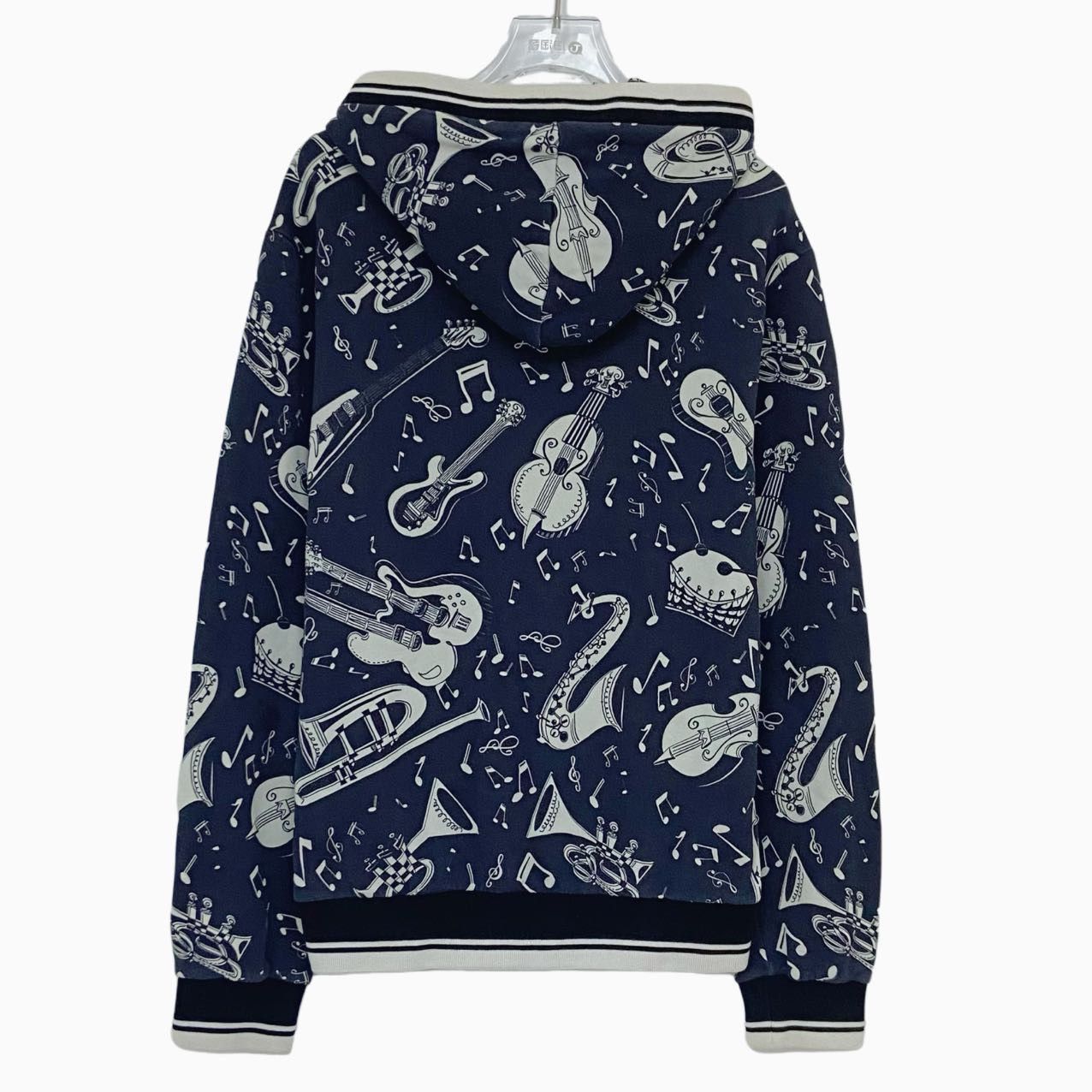 Dolce & Gabbana Dolce Gabbana Musical Instrument Pattern Sweatshirt K26WX Size US S / EU 44-46 / 1 - 2 Thumbnail
