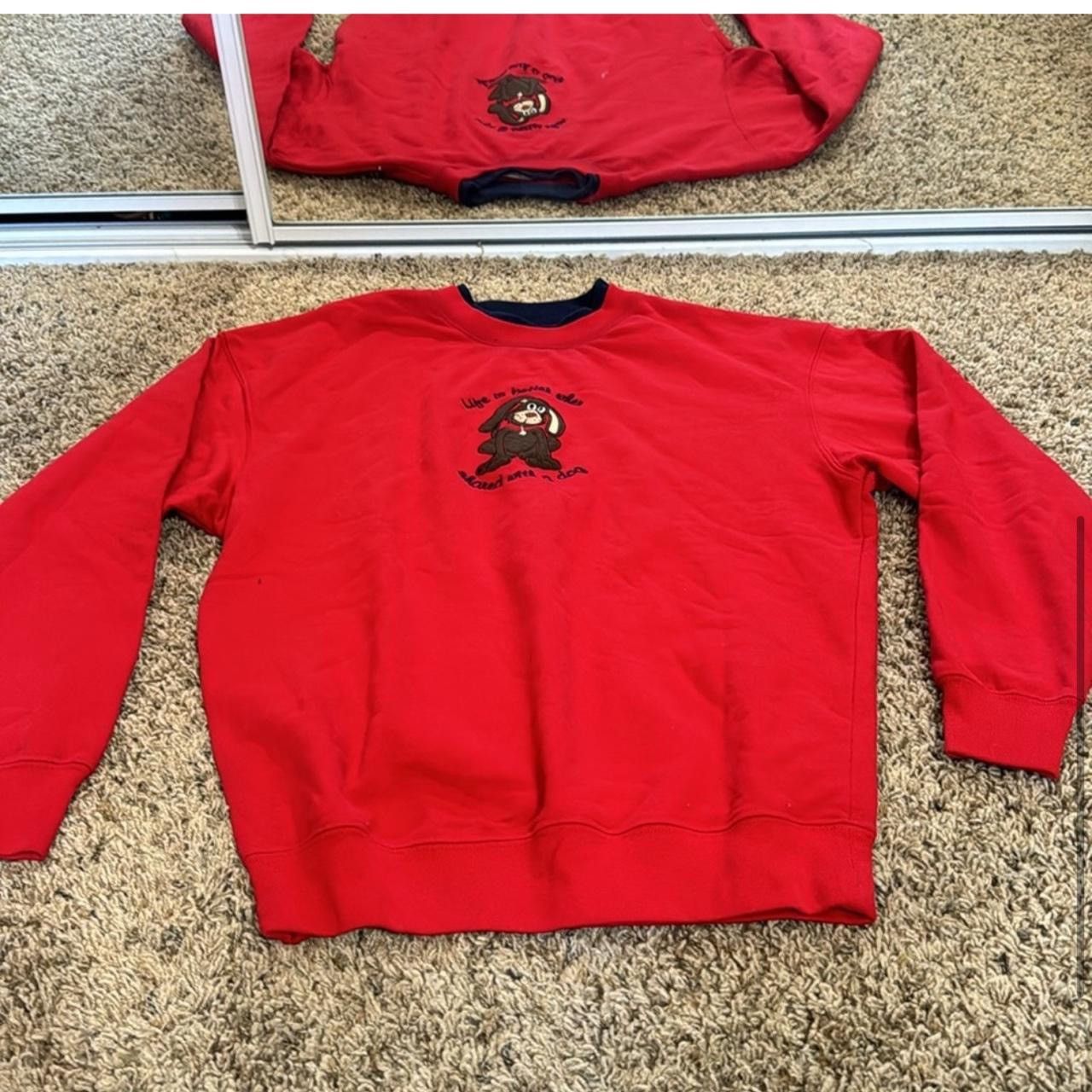 Vintage Y2K Dog Crewneck Size M / US 6-8 / IT 42-44 - 5 Thumbnail