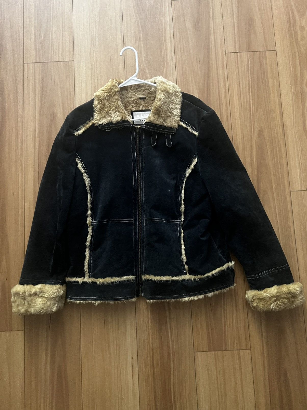 Wilsons Leather Wilsons leather maxima suede fur jacket Size US XL / EU 56 / 4 - 1 Thumbnail