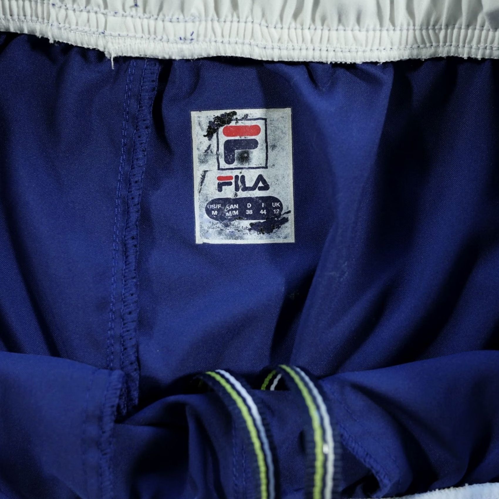 Fila FILA Polo Shirt Mens Medium Blue White Set Shorts Tennis Outdoors Performance Size US M / EU 48-50 / 2 - 6 Thumbnail