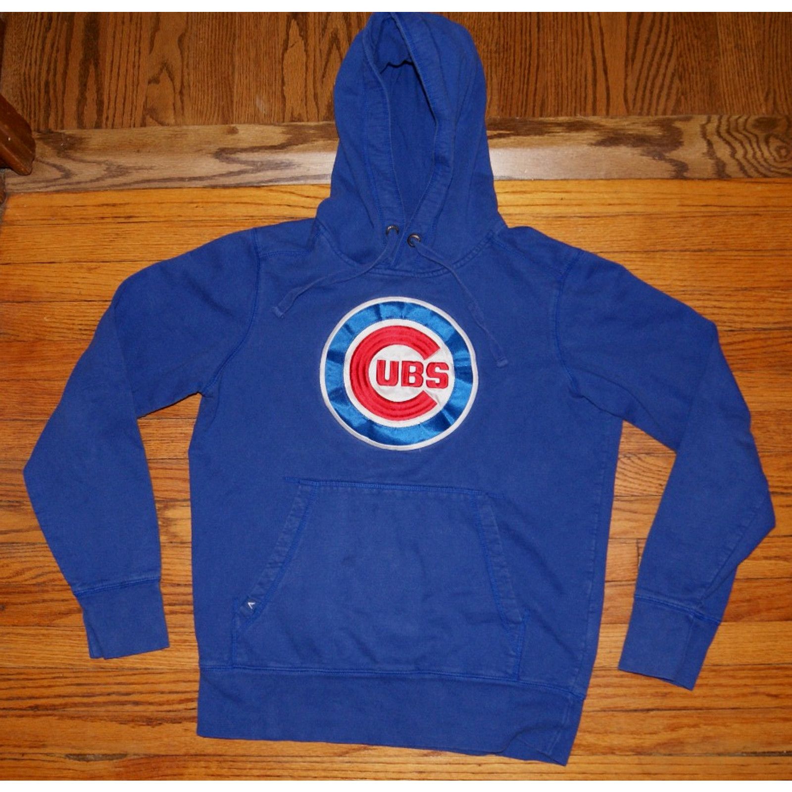 Antigua Chicago Cubs ANTIGUA Giant Center PATCH Hoodie Sweatshirt M Size US M / EU 48-50 / 2 - 2 Thumbnail