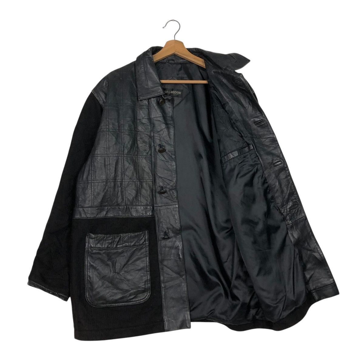 Japanese Brand 🔥VINTAGE BIKER LEATHER JACKET GO & GODON ISSEY MIYAKE Size US M / EU 48-50 / 2 - 13 Thumbnail