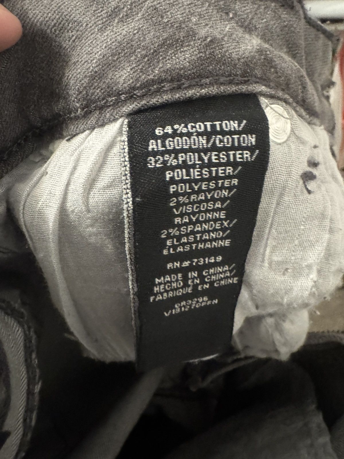 Fashion Nova Fashion Nova Grey Wash Distressed Jeans size 11 Size 31" - 8 Thumbnail