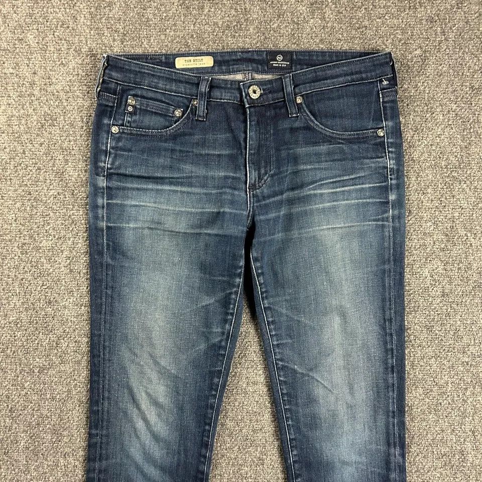AG Adriano Goldschmied Adriano Goldschmied Jeans Womens 29R The Stilt Cigarette Size 29" - 2 Thumbnail