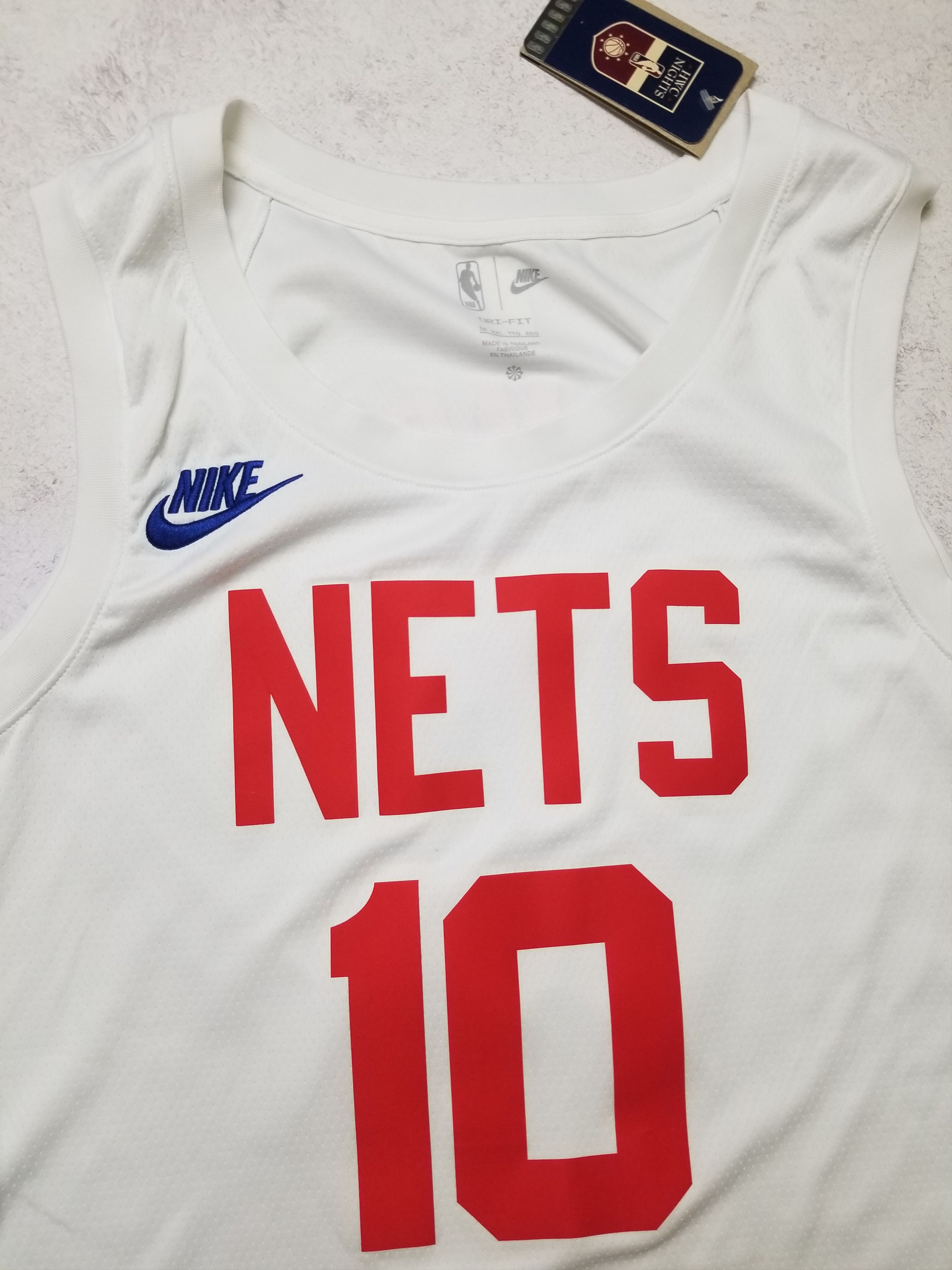 Nike NBA Brooklyn Nets Simmons HWC Swingman Jersey DO9444-101 Size US XXL / EU 58 / 5 - 13 Thumbnail