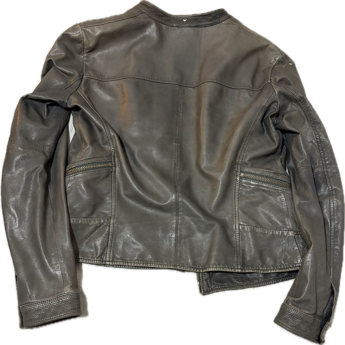 Emporio Armani Gray Emporio Armani Jacket Size US M / EU 48-50 / 2 - 2 Thumbnail