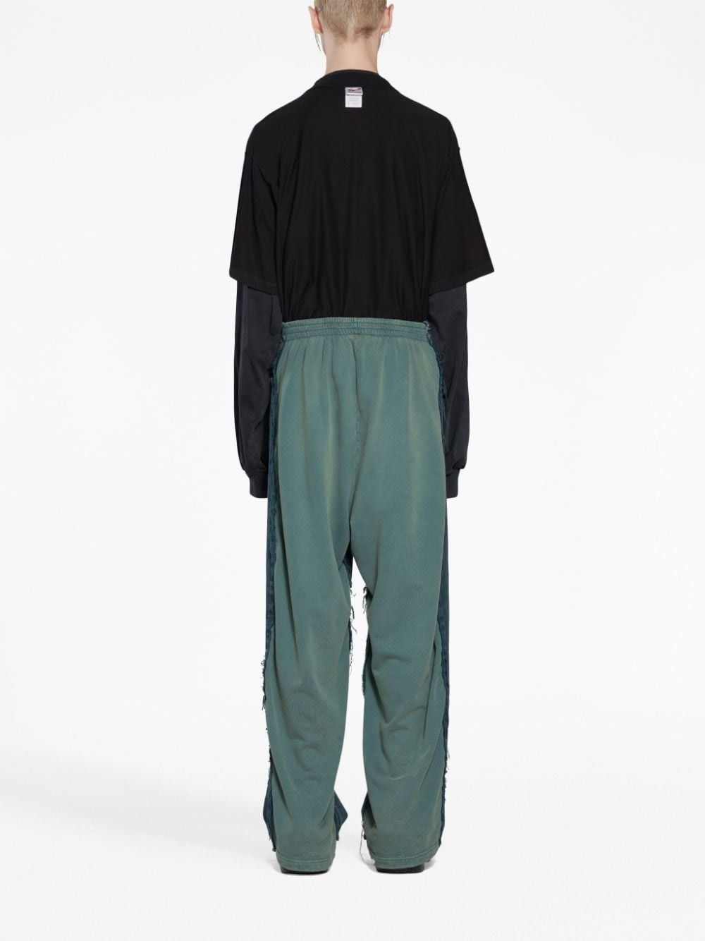 Balenciaga oc11z0225 Hybrid Baggy Jean Pant in Blue Size US 32 / EU 48 - 6 Thumbnail