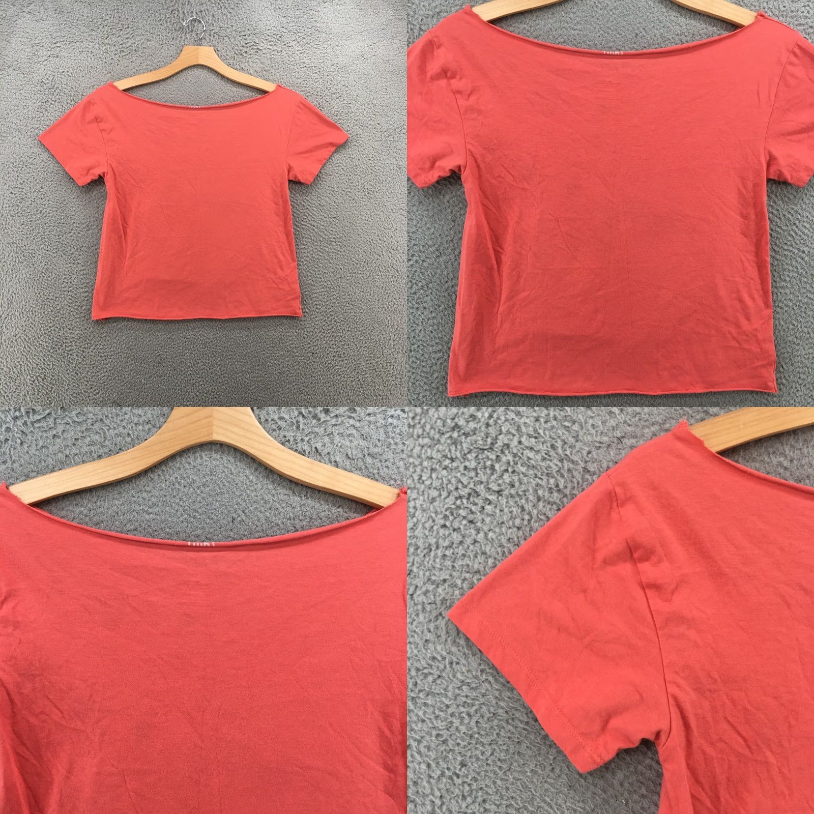 Vintage Camaro T-Shirt Hanging Croptop Womens L Orange Cap Sleeve Pullover Size L / US 10 / IT 46 - 8 Thumbnail