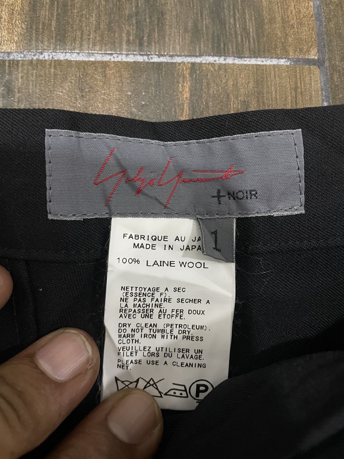 Yohji Yamamoto Yohji Yamamoto Laine Wool Cropped Pants Size US 31 - 6 Thumbnail