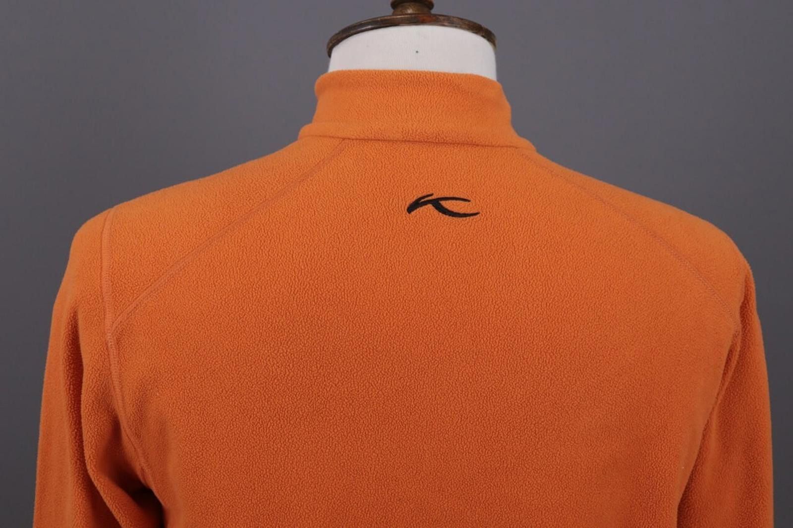KJUS KJUS System Orange 1/4 Zip Activewear Fleece Jacket Size M Size US M / EU 48-50 / 2 - 11 Thumbnail