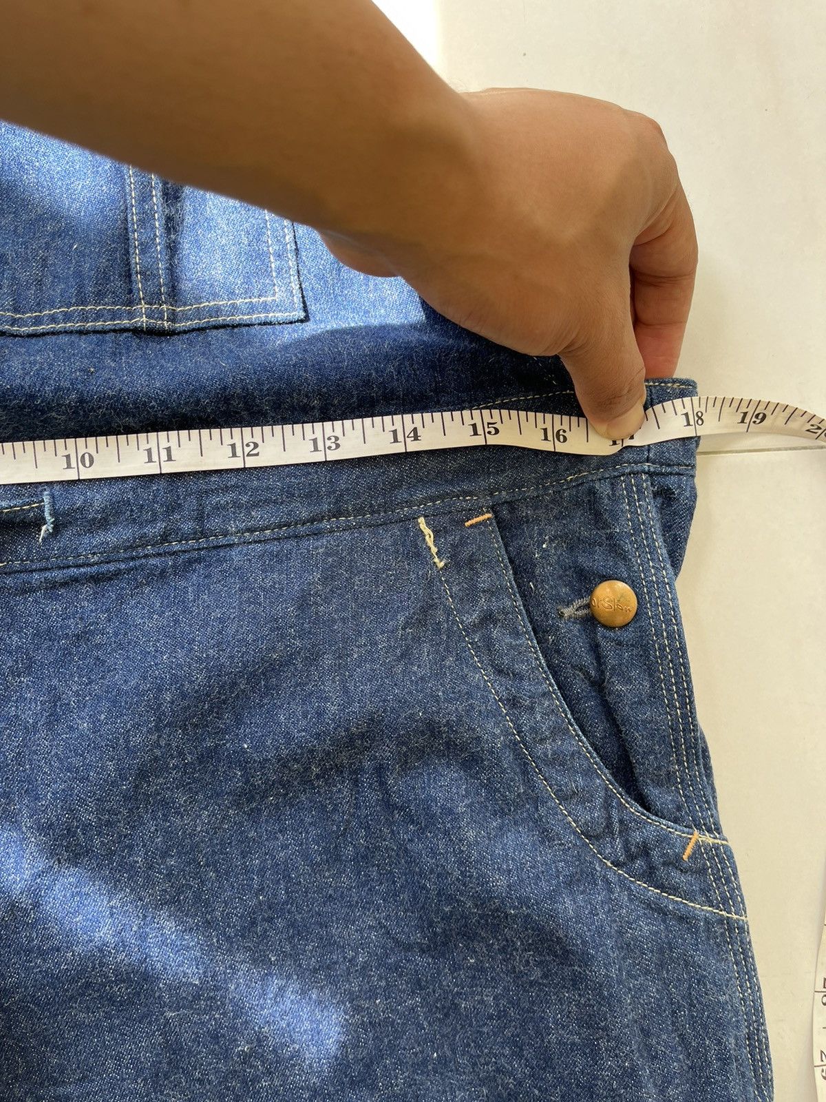 Japanese Brand × Orslow Orslow Wide Leg Overall Size 28" / US 6 / IT 42 - 8 Thumbnail