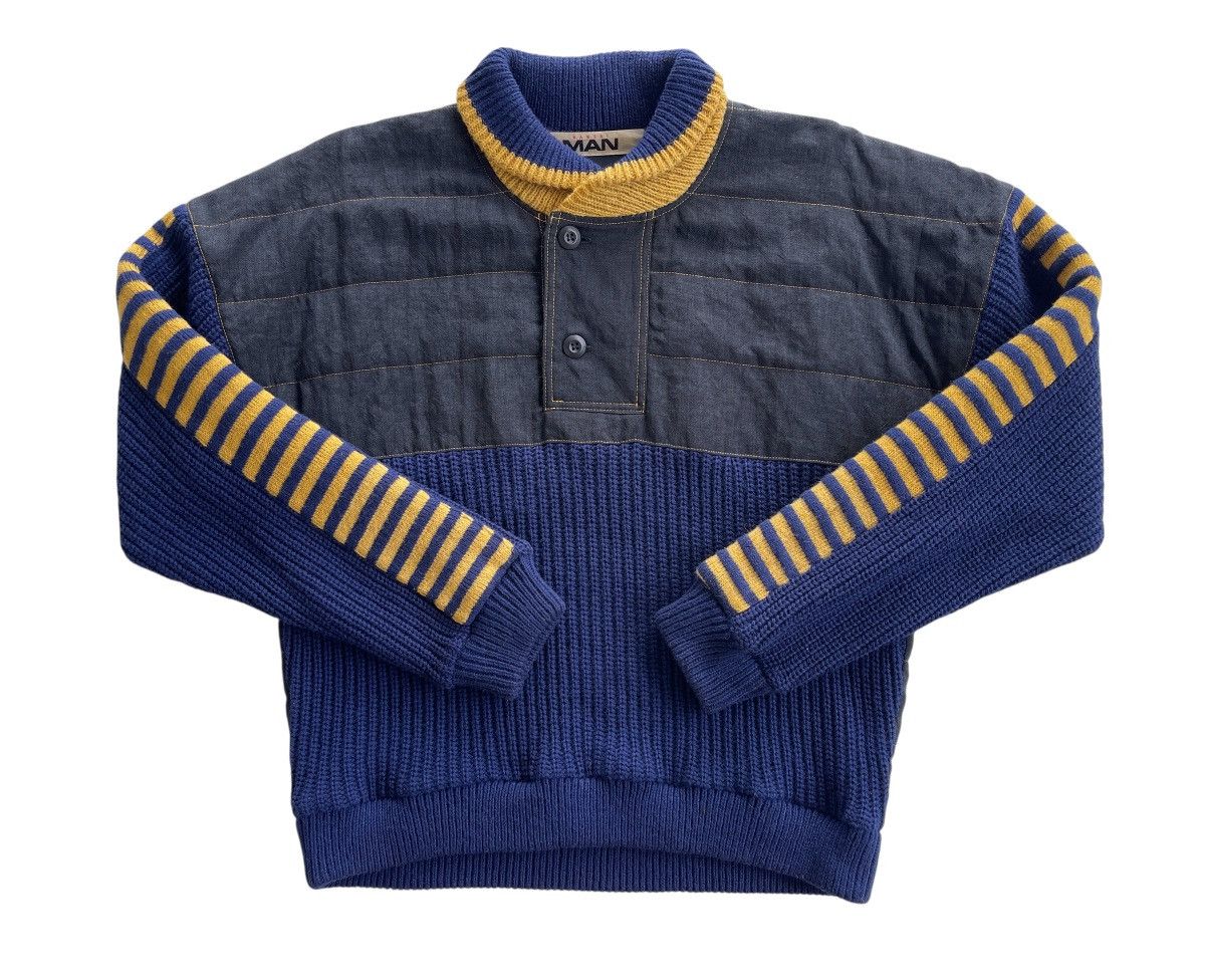 Kansai Yamamoto KansaiMAN Pullover Jumper Knit Sweater Size US L / EU 52-54 / 3 - 4 Thumbnail