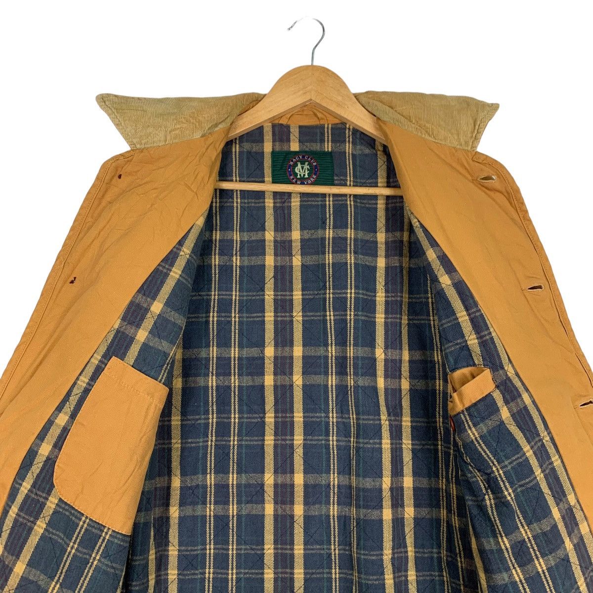 Vintage MACY CLUB New York Tartan Lined Chore Jacket #1050-C47 Size US M / EU 48-50 / 2 - 12 Thumbnail