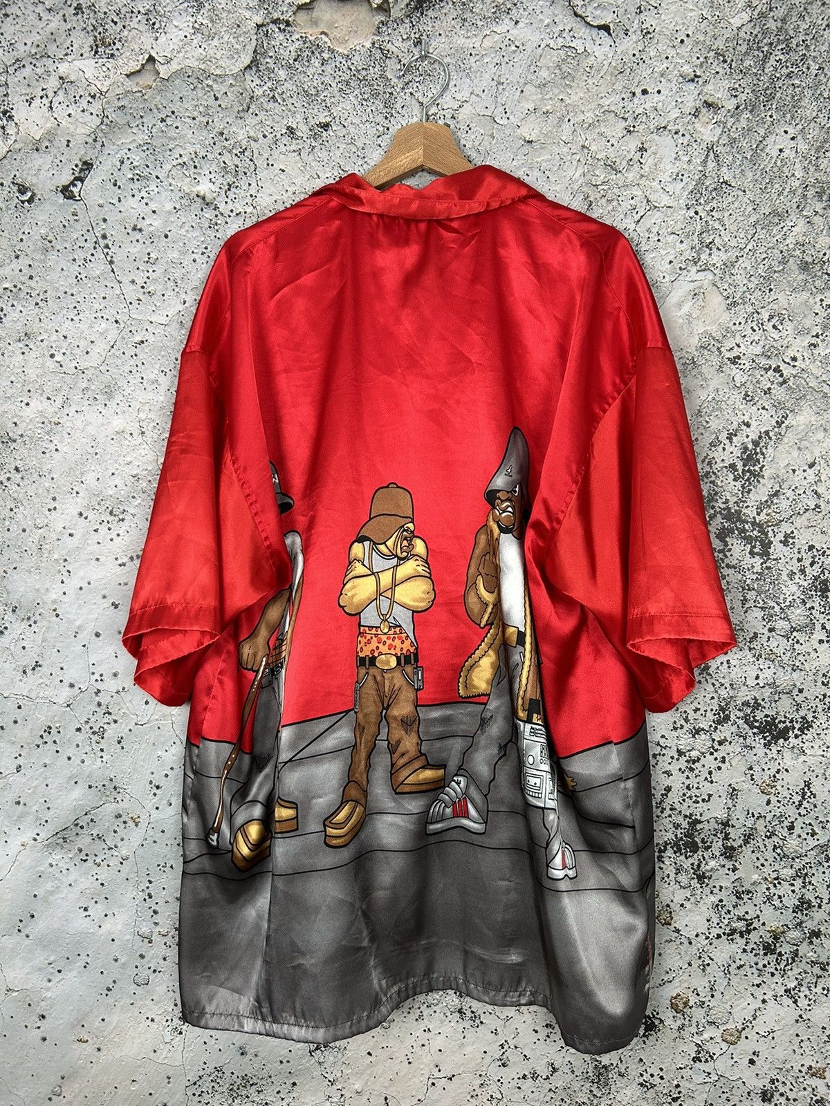 Vintage Vintage Rap Shirt Hip Hop 90s Hype Rare Streetwear Size US L / EU 52-54 / 3 - 4 Thumbnail