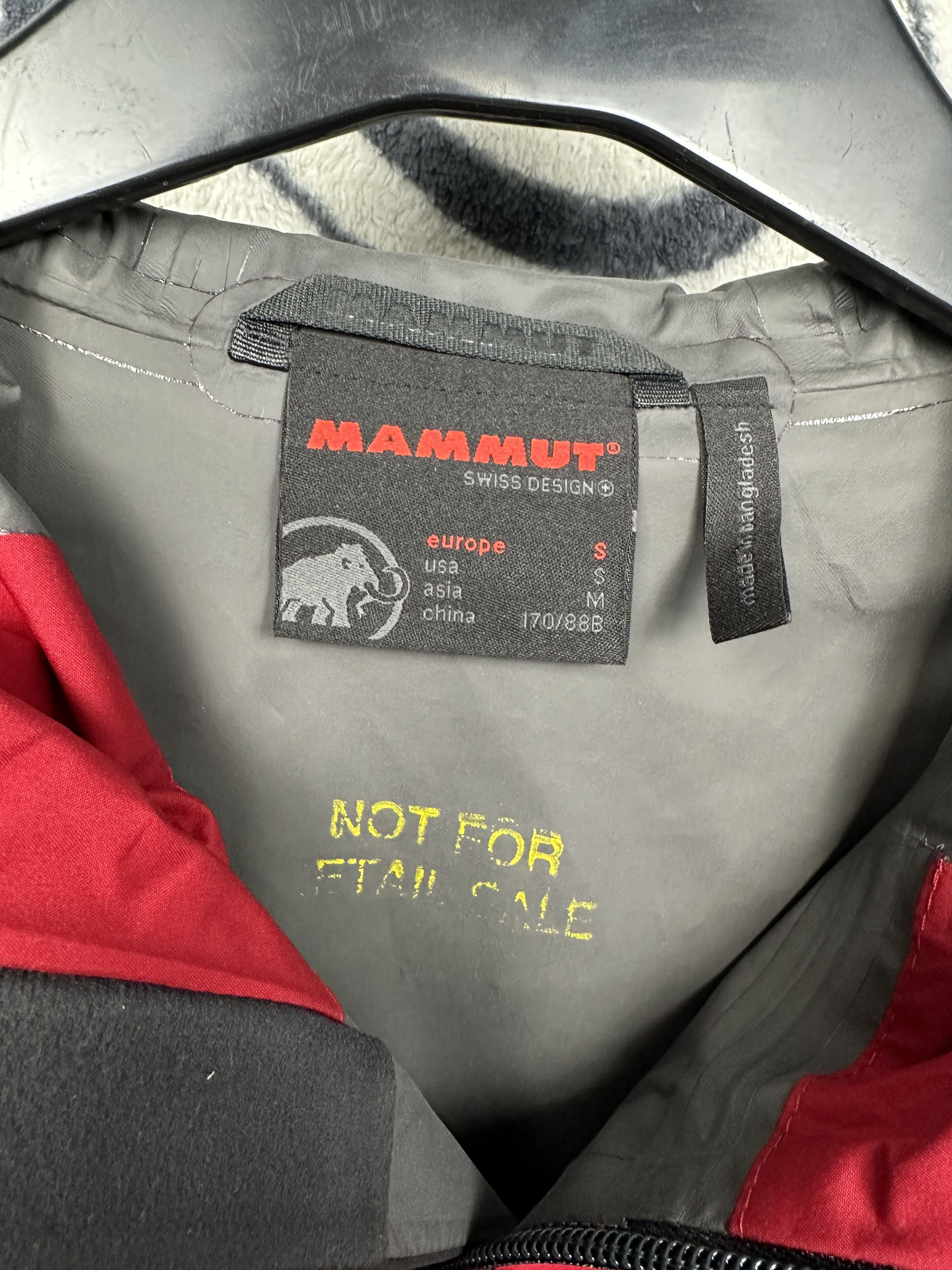 Mammut Mammut Gore-tex Paclite Wenaha Red Black Rain Jacket Size US S / EU 44-46 / 1 - 6 Thumbnail