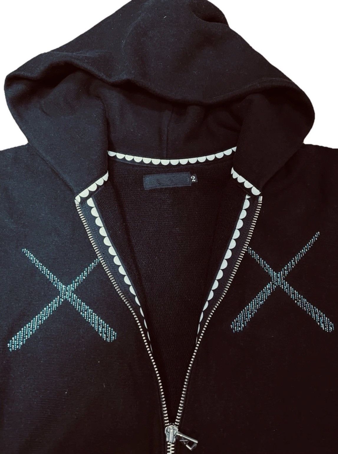 Kaws × Original Fake 🔥OriginalFake 2008 A/W “X Eyes Stripe” Zip Up Hoodie Size US M / EU 48-50 / 2 - 2 Thumbnail