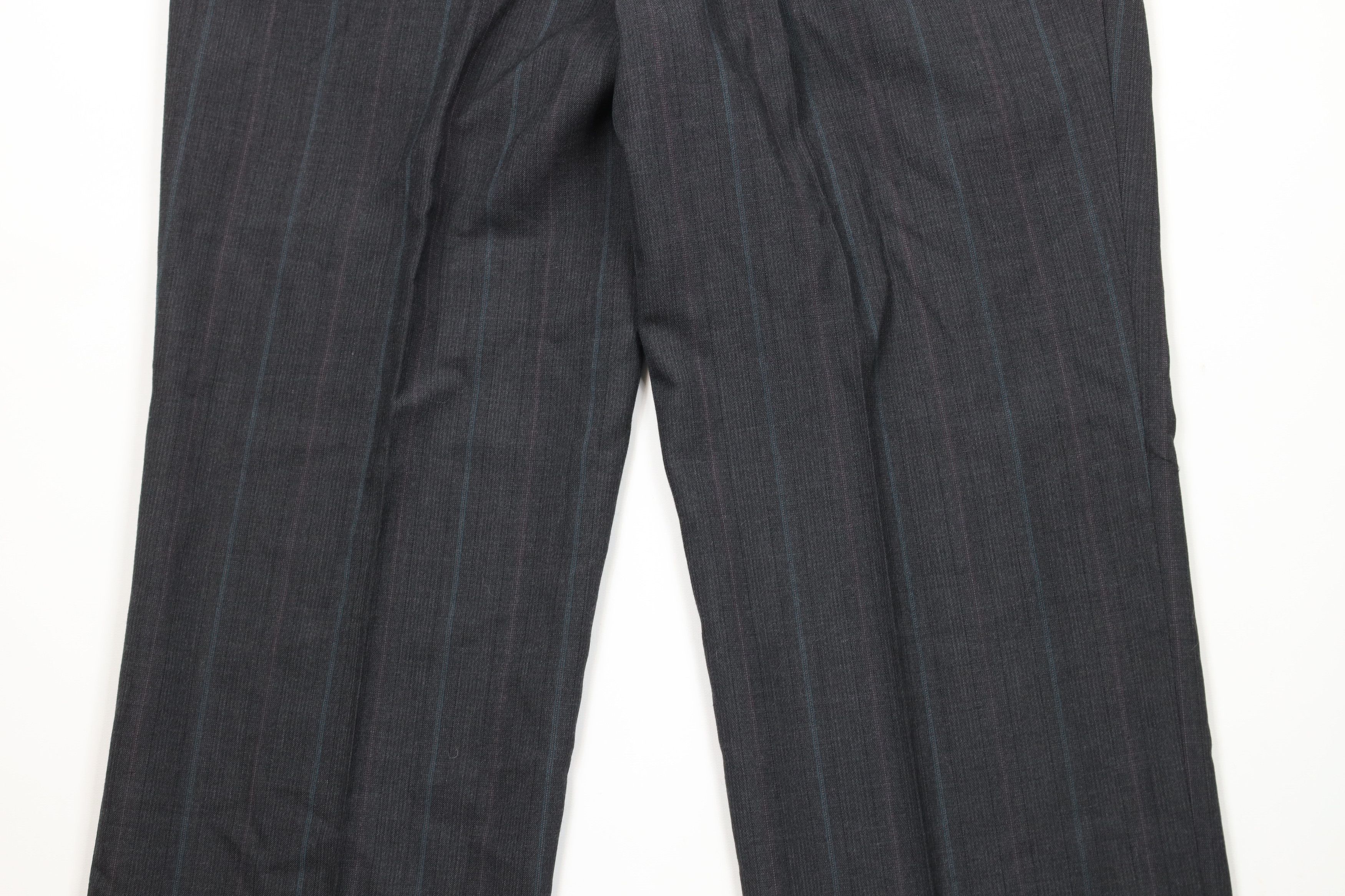 Vintage Vintage 90s Streetwear Pinstriped Wide Leg Chino Pants USA Size US 32 / EU 48 - 10 Thumbnail