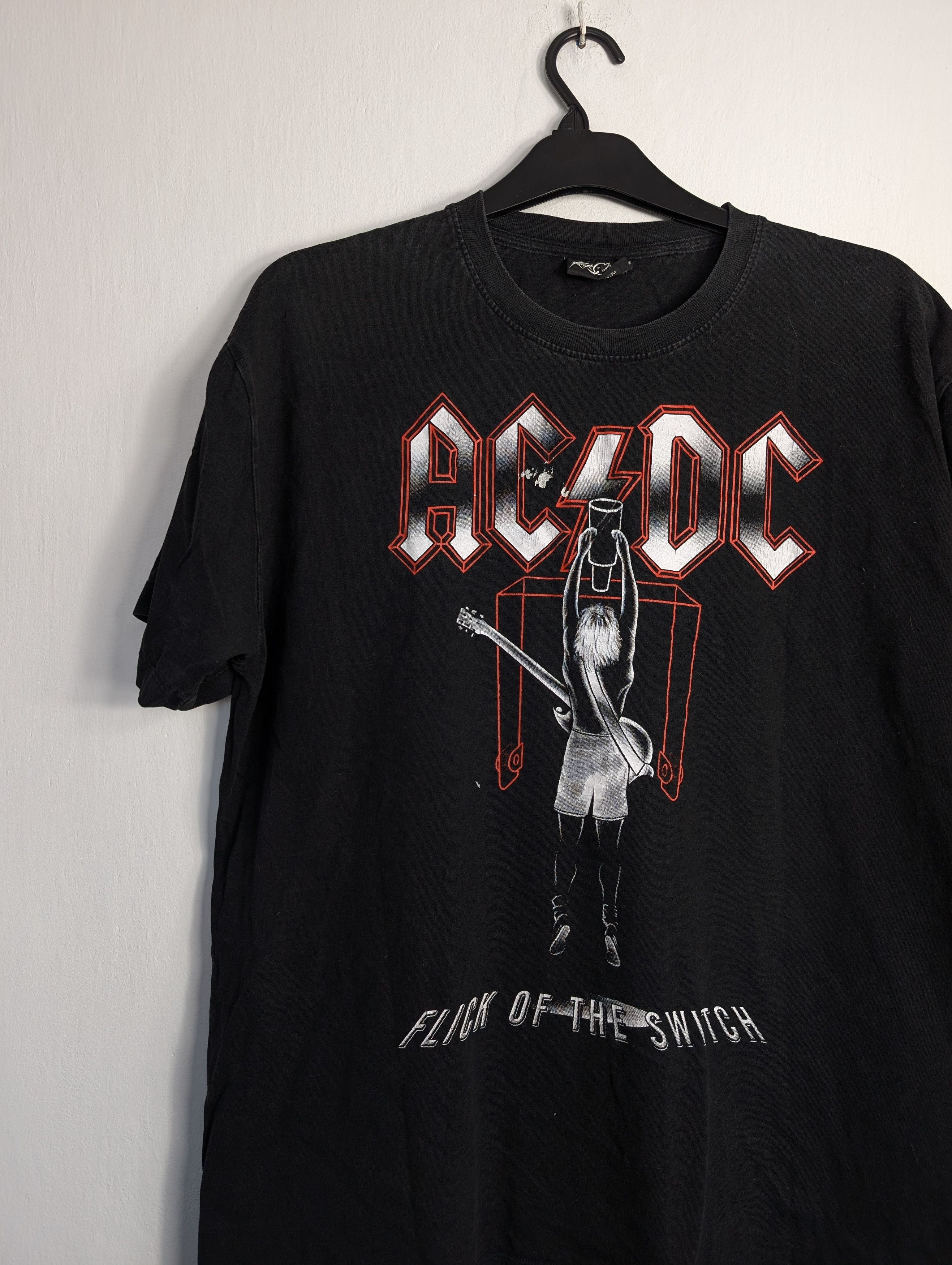 AC/DC × Vintage Vintage AC/DC Flip Of The Switch T-shirt Merch Band Tour Size US XL / EU 56 / 4 - 2 Thumbnail
