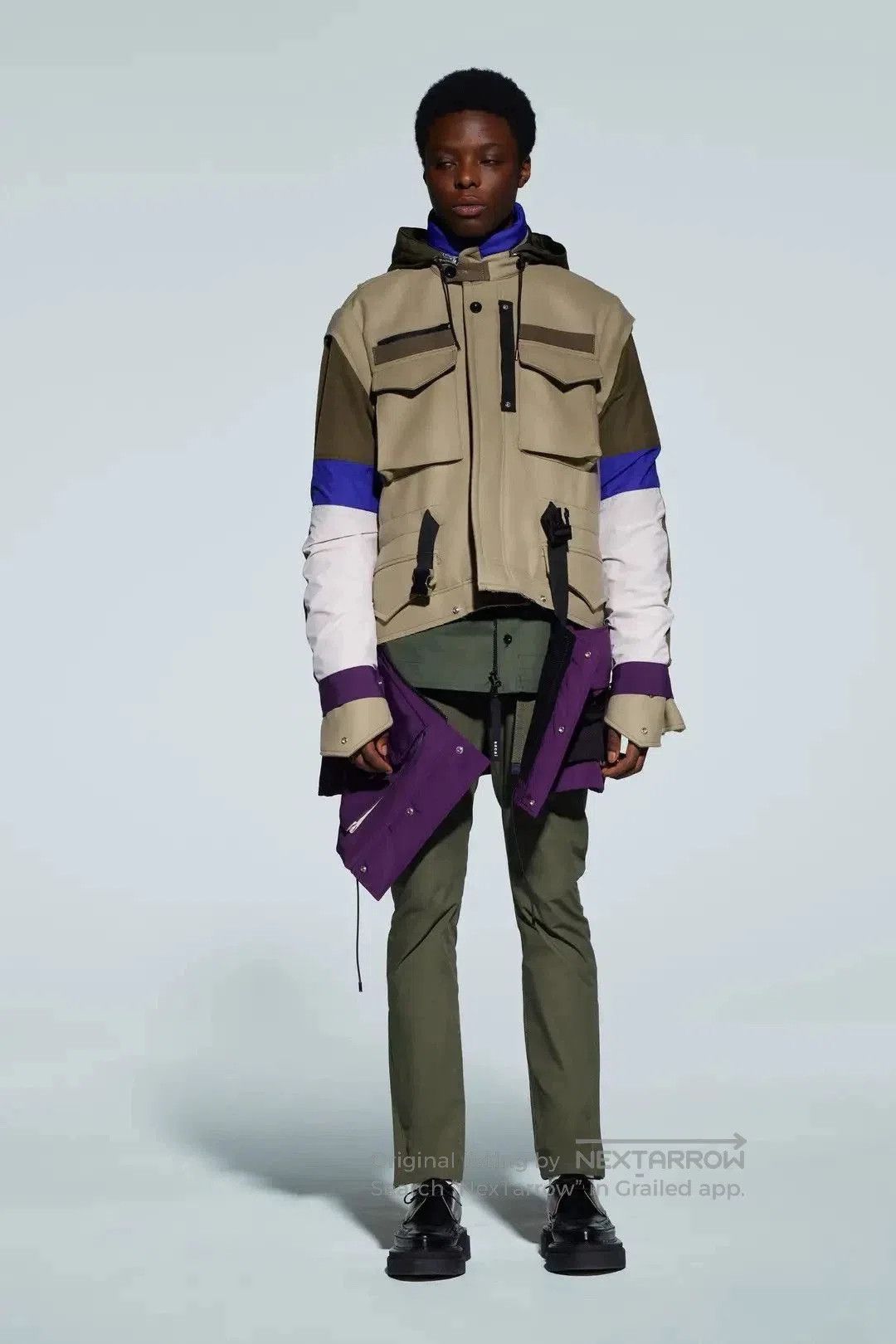 Sacai sacai autumn winter patchwork jacket. Size US M / EU 48-50 / 2 - 1 Thumbnail