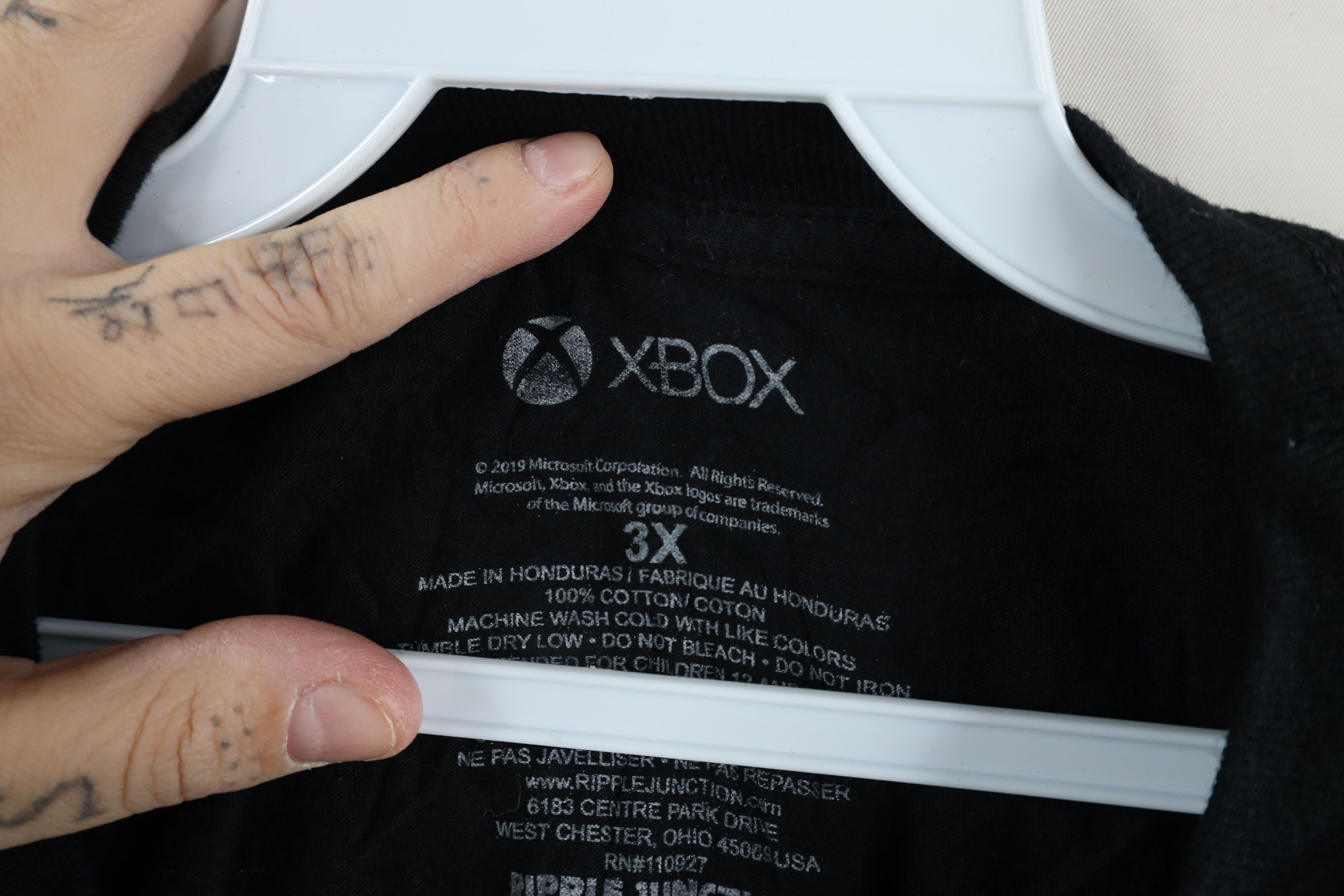 Vintage Y2K Streetwear Out Xbox Video Game Console Gamer T-Shirt Size US XXL / EU 58 / 5 - 7 Thumbnail