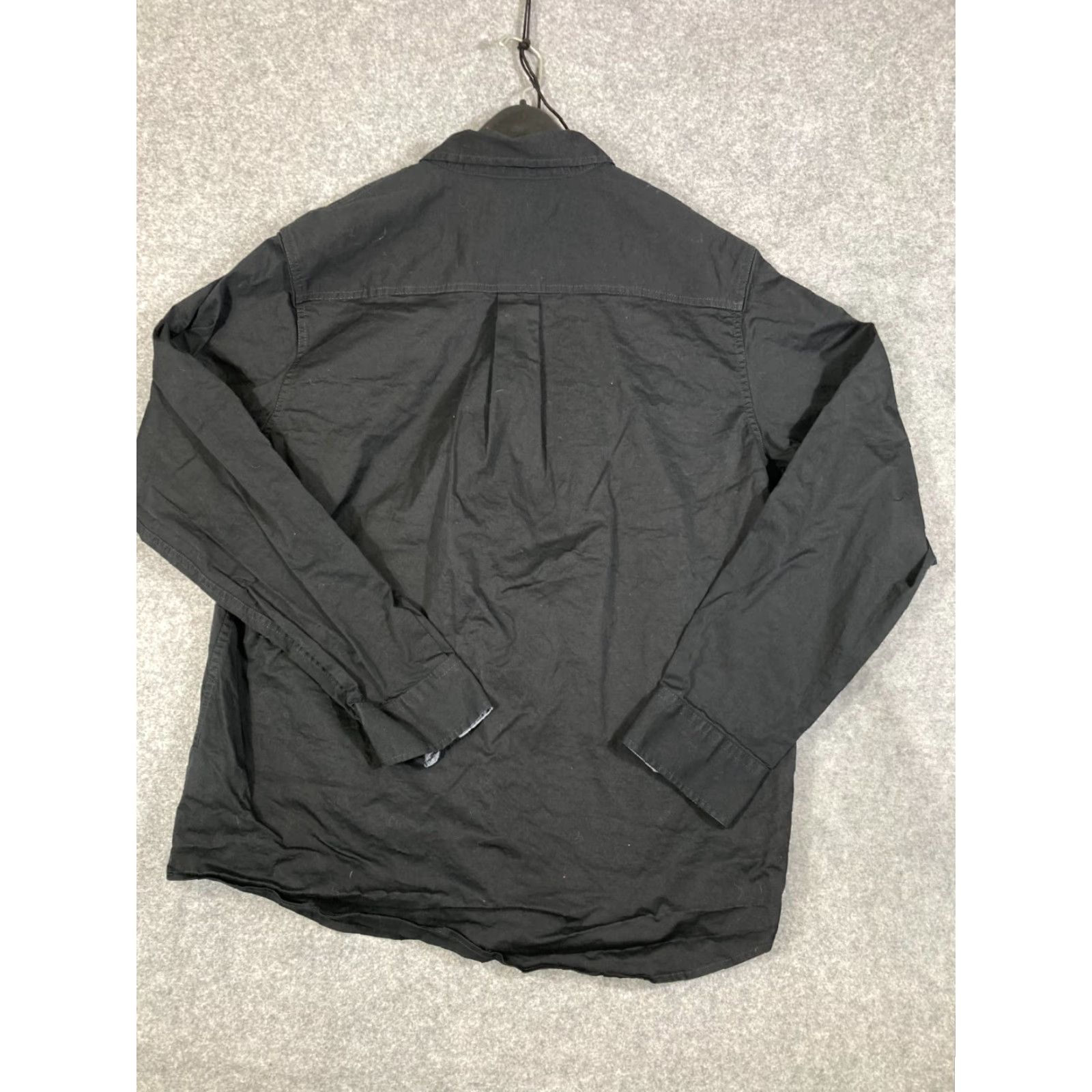Vintage Rank 45 Button Down Shirt Mens Medium Black Stretch Long Sleeve Preppy Pocket Shirt Size US M / EU 48-50 / 2 - 7 Thumbnail